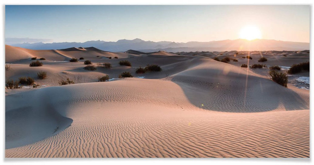 Wall-Art Poster »Wüste Death Valley«, Wüste, (1 St.), Poster ohne Bilderrahmen