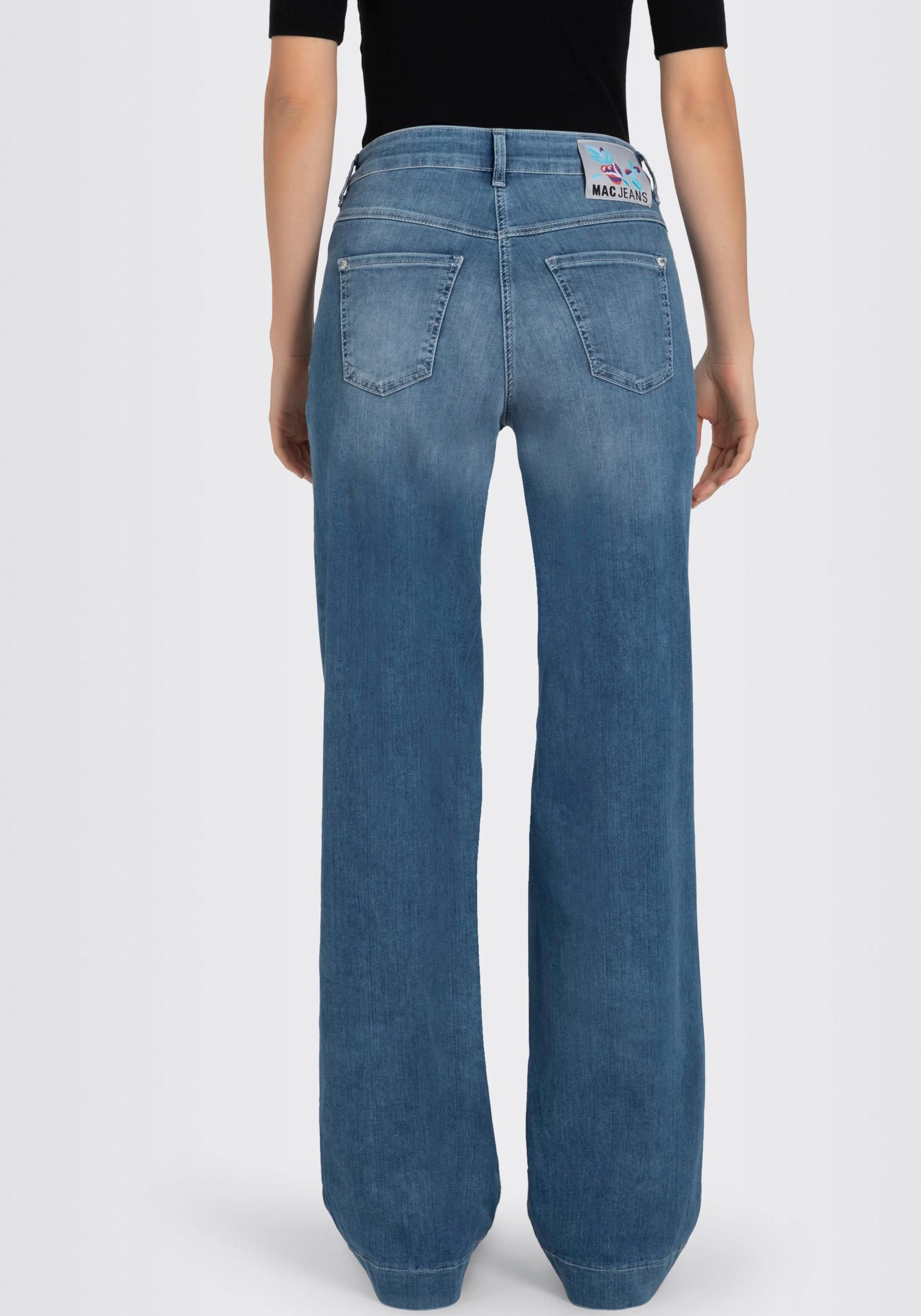 Jeans WIDE«, Bein OTTO Weite im Online weitem Shop - »DREAM MAC mit Stretch