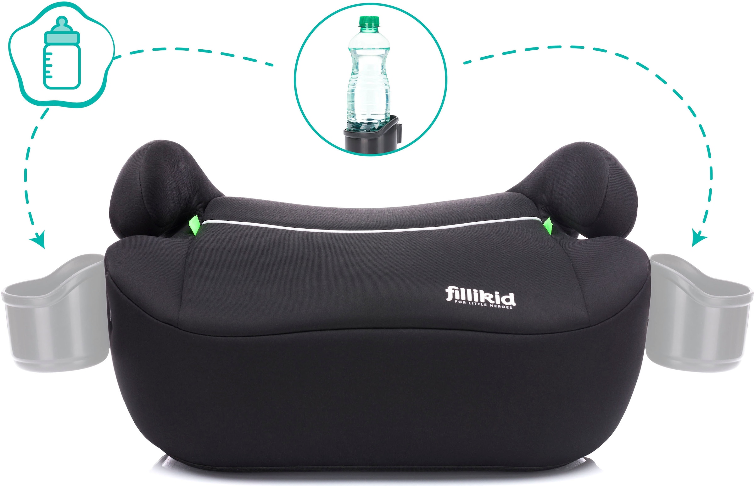 Fillikid Kindersitzerhöhung »Deluxe« mit Isofix