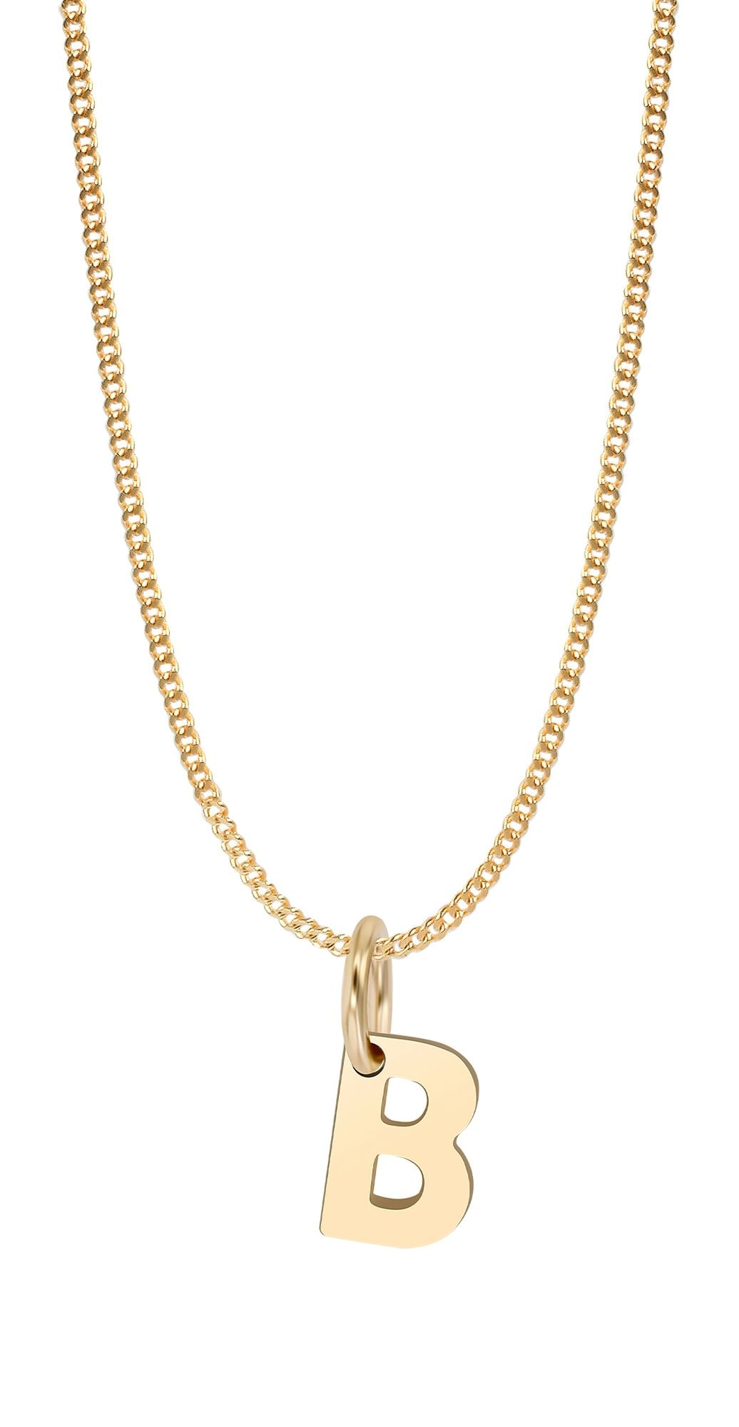 Adelia´s Buchstabenanhänger »Unisex Anhänger ¿ Buchstabe N Buchstabenanhänger aus 375 Gold«