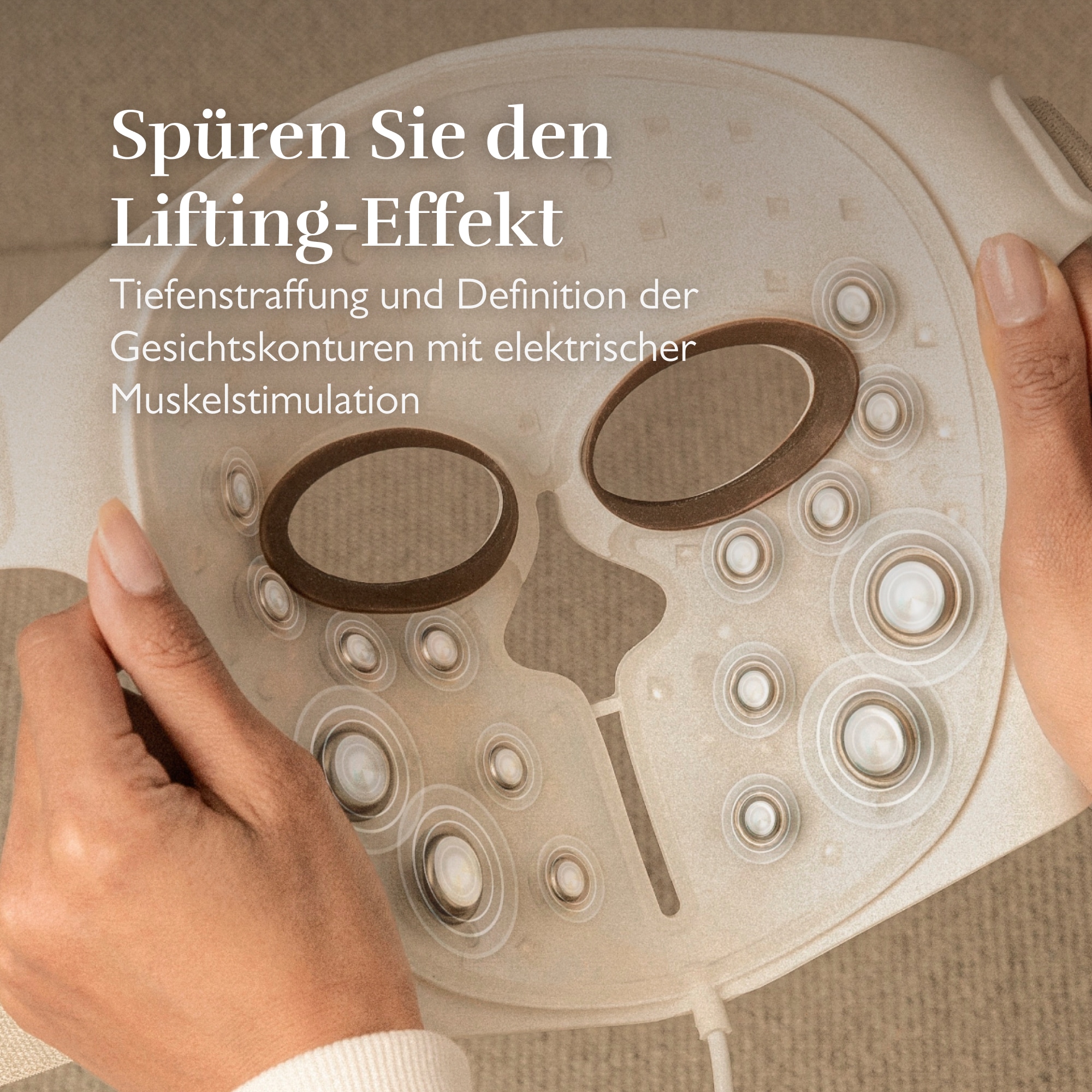 Silk'n EMS-Gerät »LED EMS Face Mask«, (Gesichtsmaske-Fernebedienung-USB Ladekabel), Duale Technologie mit LED und elektrischer Muskelstimulation