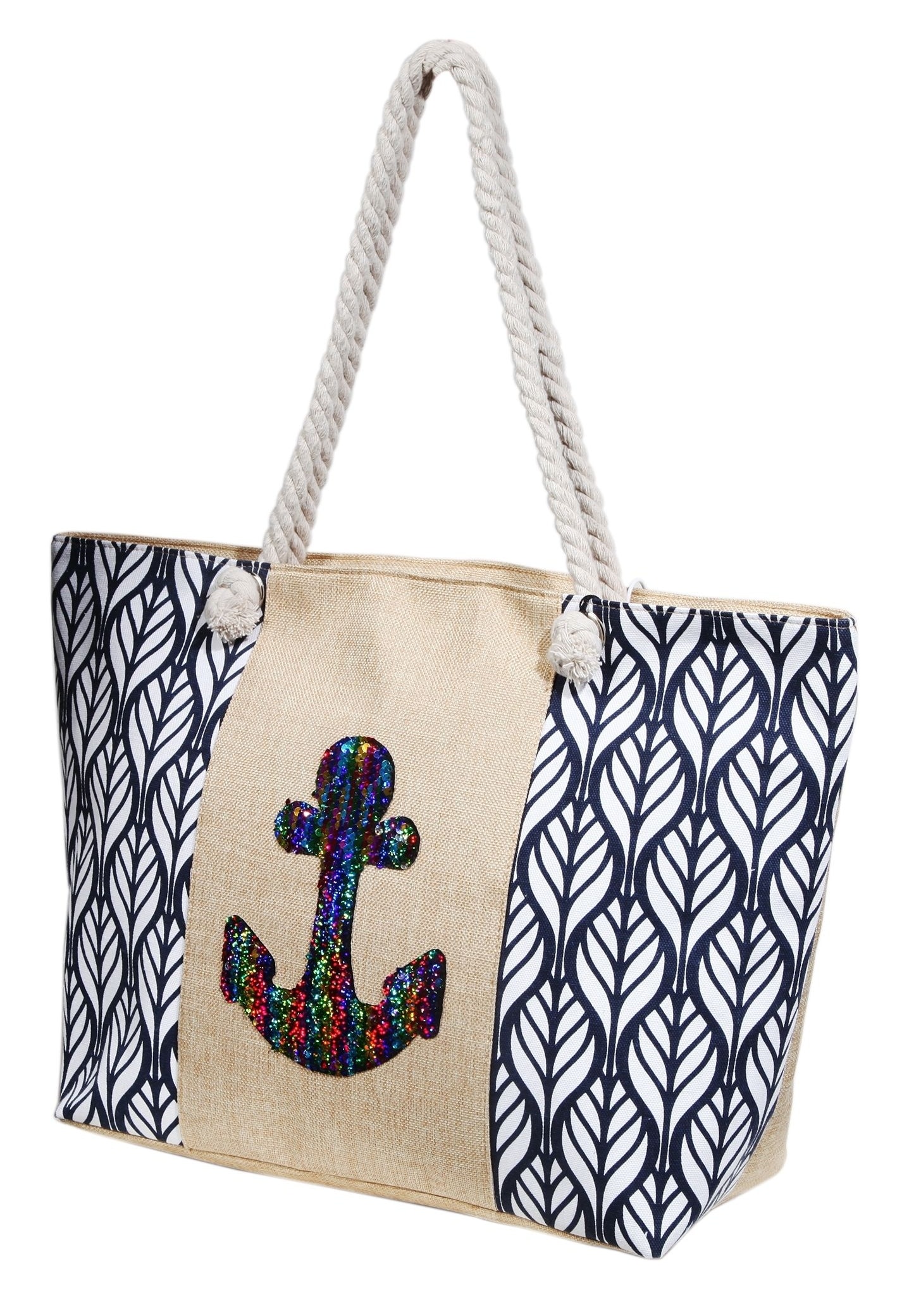 Cham Cham Strandtasche »Damen Handtasche aus Textil, Maße: 58x36x15cm«