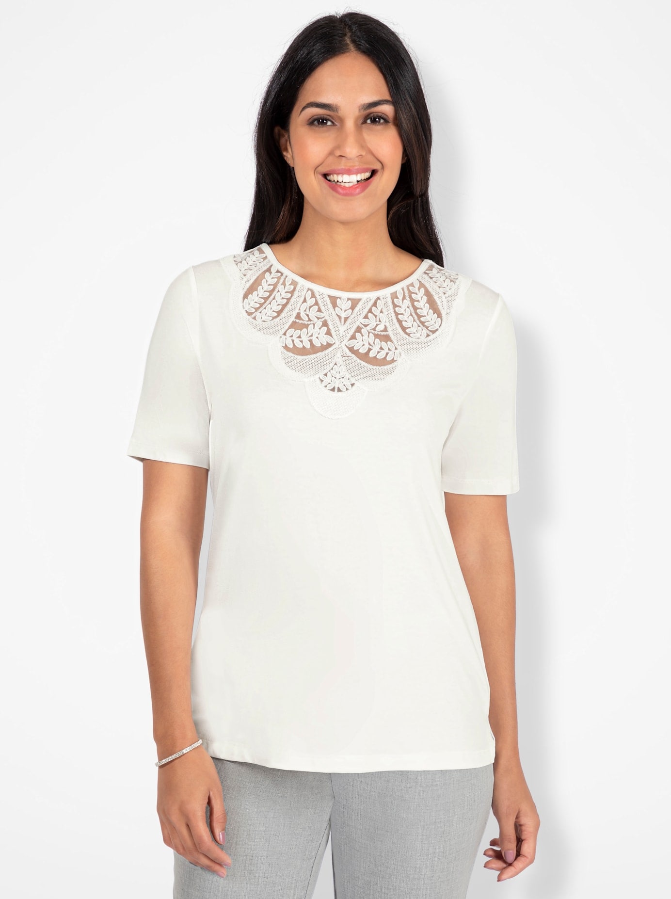 Lady Rundhalsshirt »Shirt«, (1 tlg.)