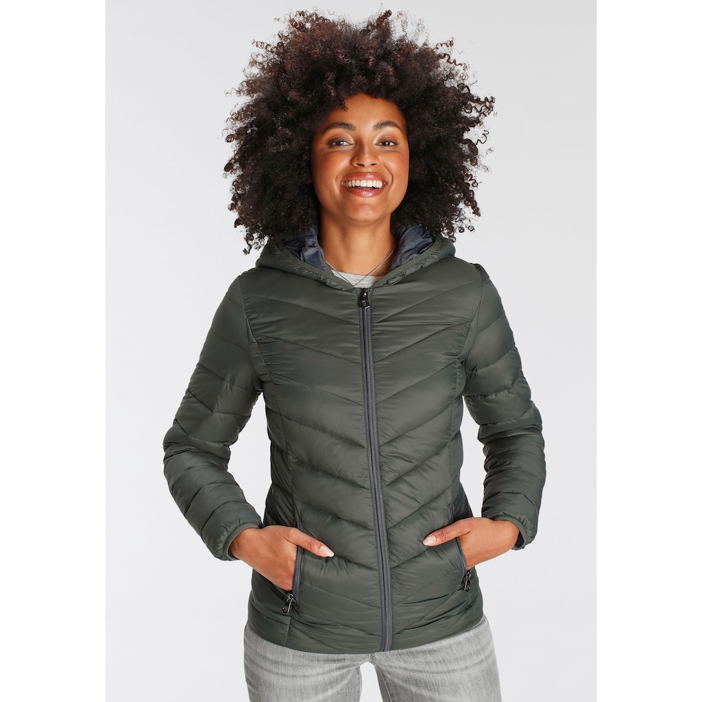 KangaROOS Steppjacke, mit Kapuze