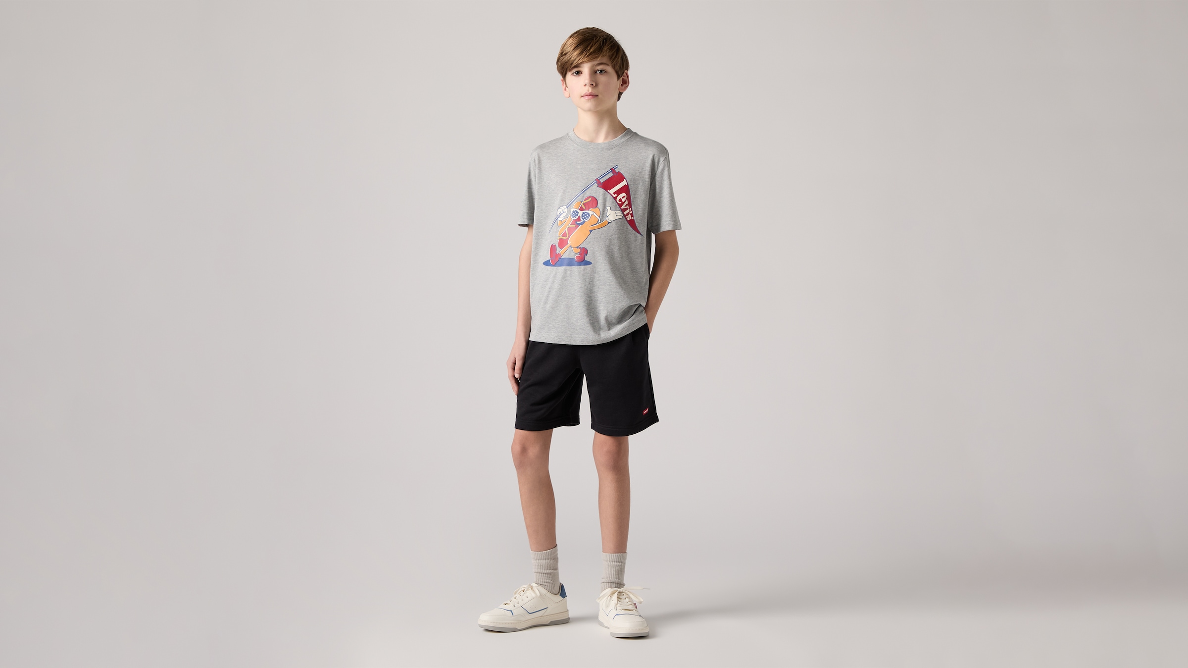 Levi's® Kids Sweatshorts »LVB MINI BATWING SHORTS«  for Boys