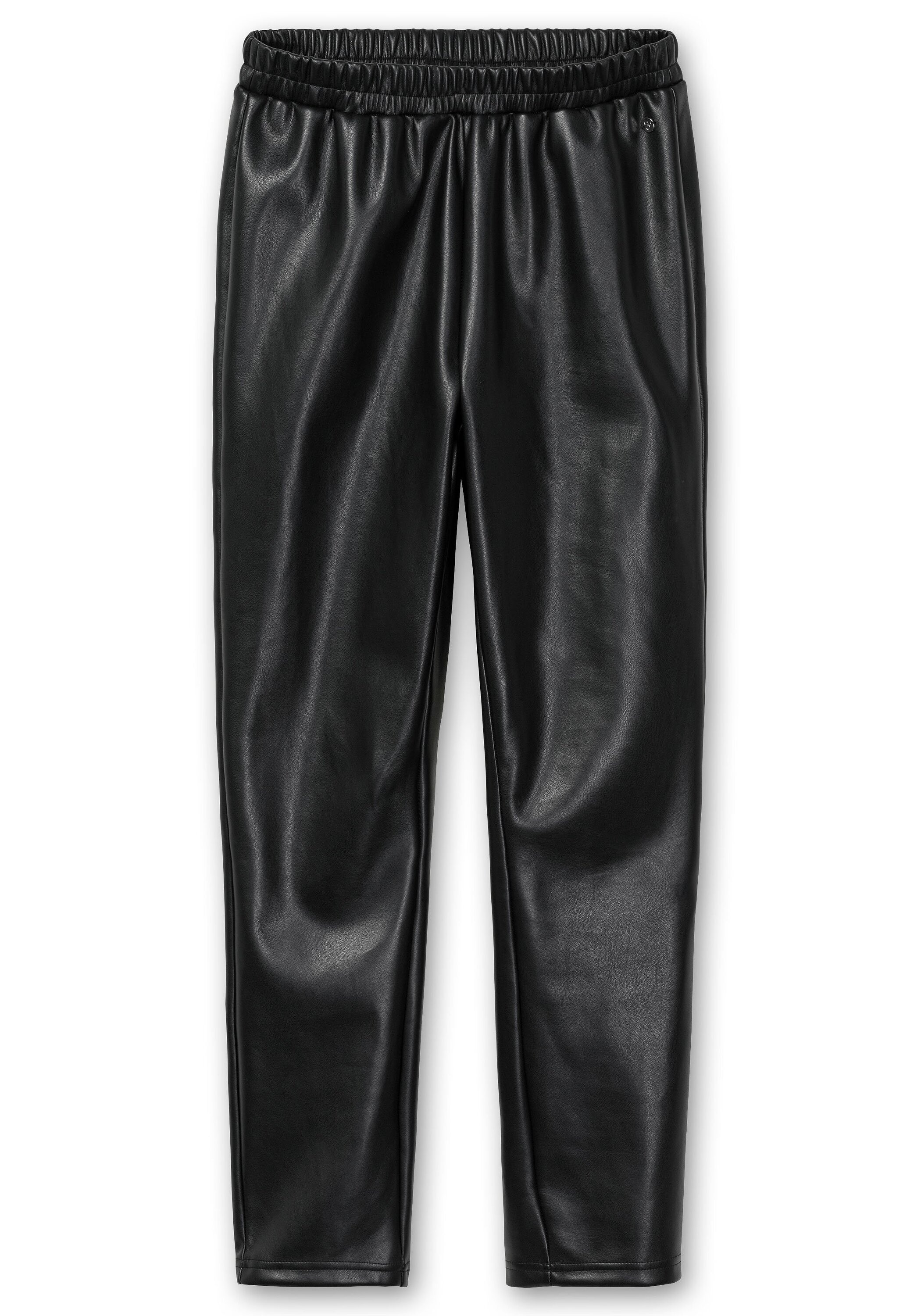 Sheego Leggings »Leggings dezent schimmernd, innen leicht angeraut«