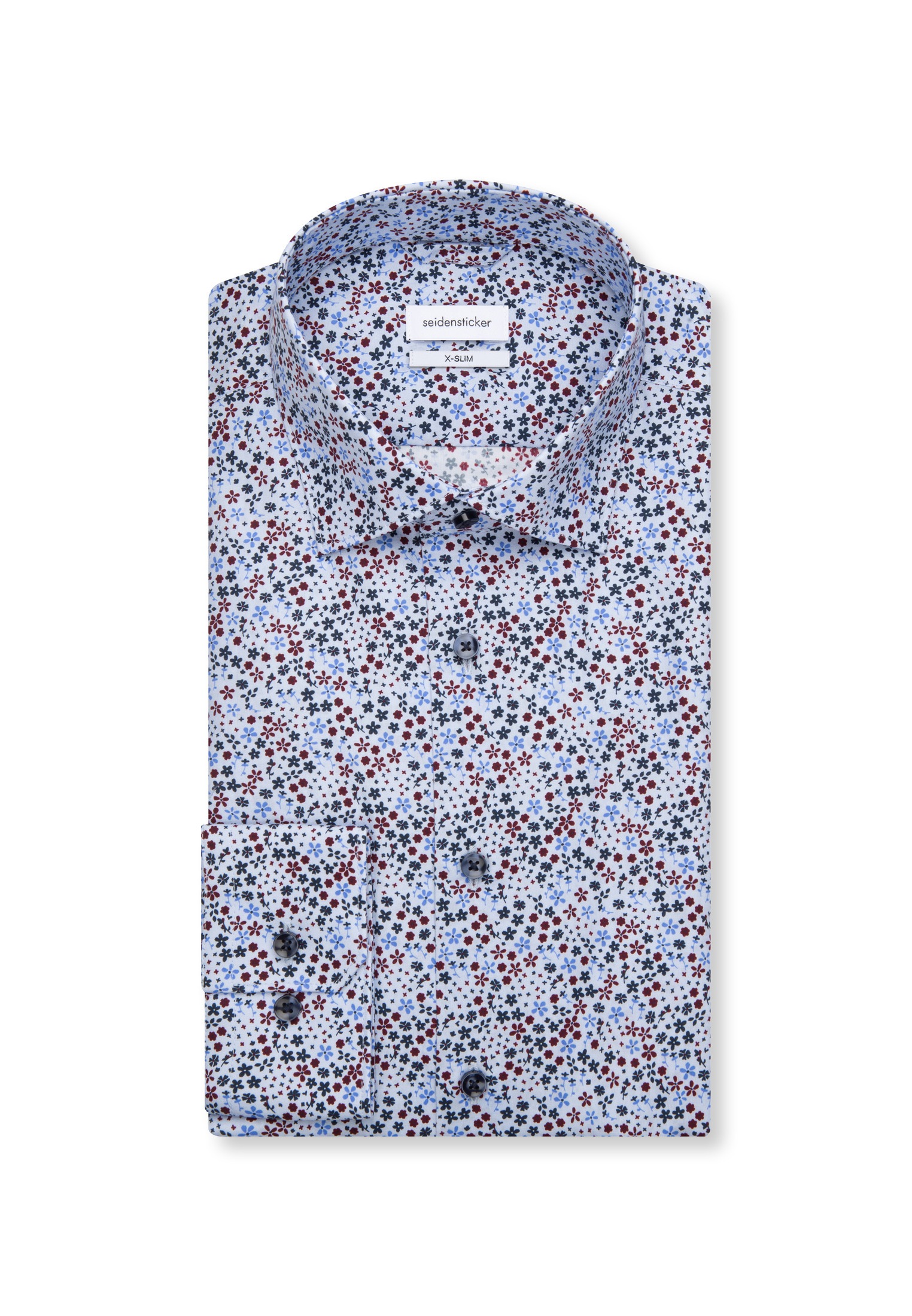 seidensticker Businesshemd »X-Slim« X-Slim Langarm Kentkragen Print