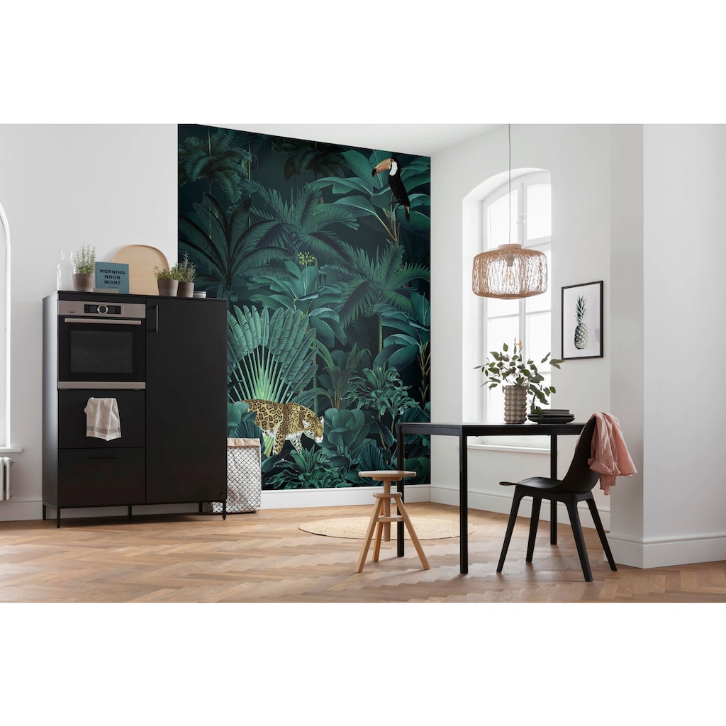 Komar Vliestapete »Jungle Night«, 200x250 cm (Breite x Höhe)