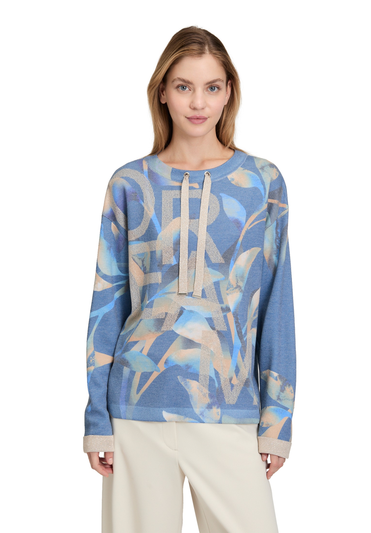 Betty Barclay Rundhalspullover »Feinstrickpullover mit Print«