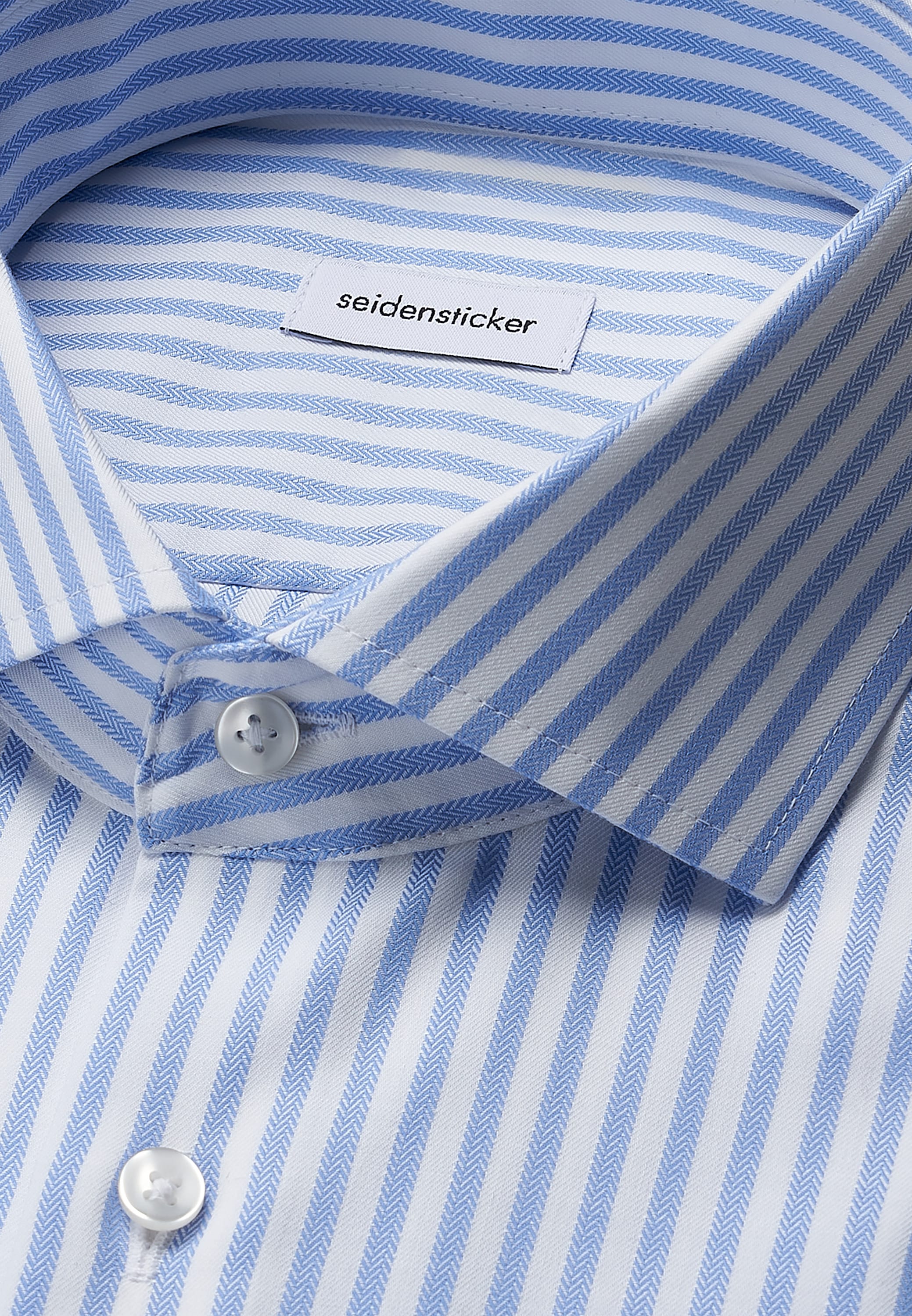 seidensticker Businesshemd »Schwarze Rose«, Comfort 1/1 Kentkragen Gestreift
