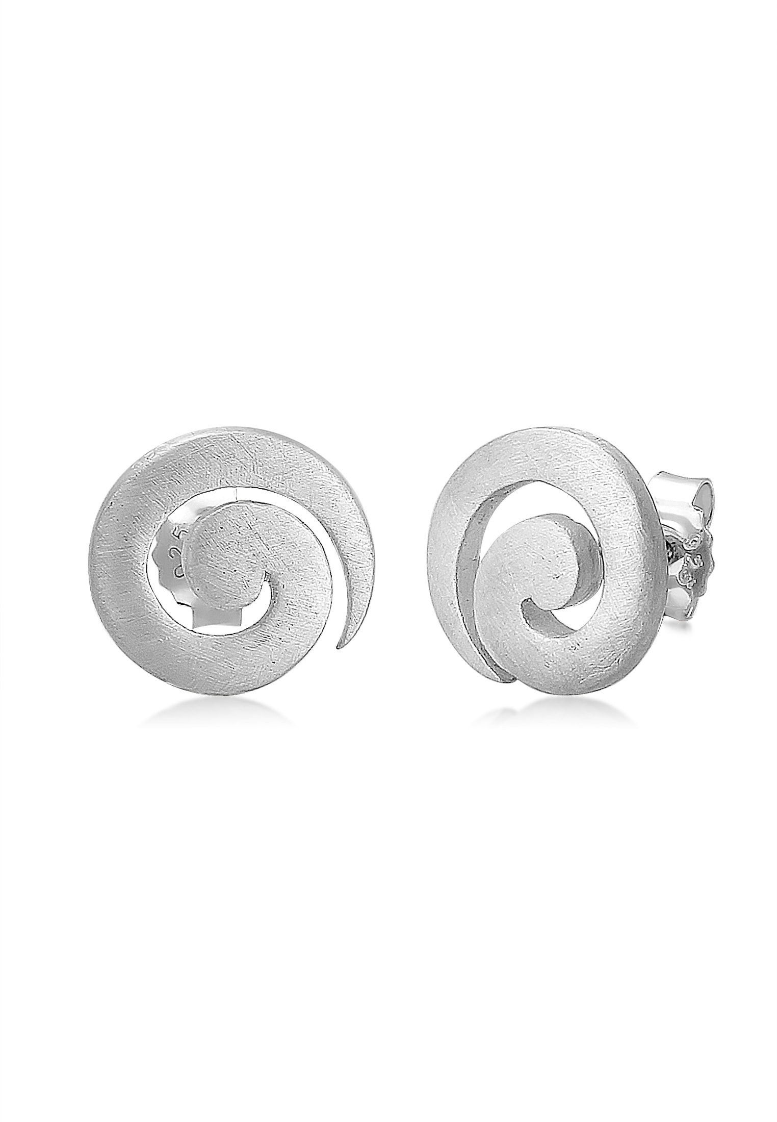 Nenalina Paar Ohrstecker »Ohrringe Spirale Swirl Basic Ohrstecker Welle 925 Silber«