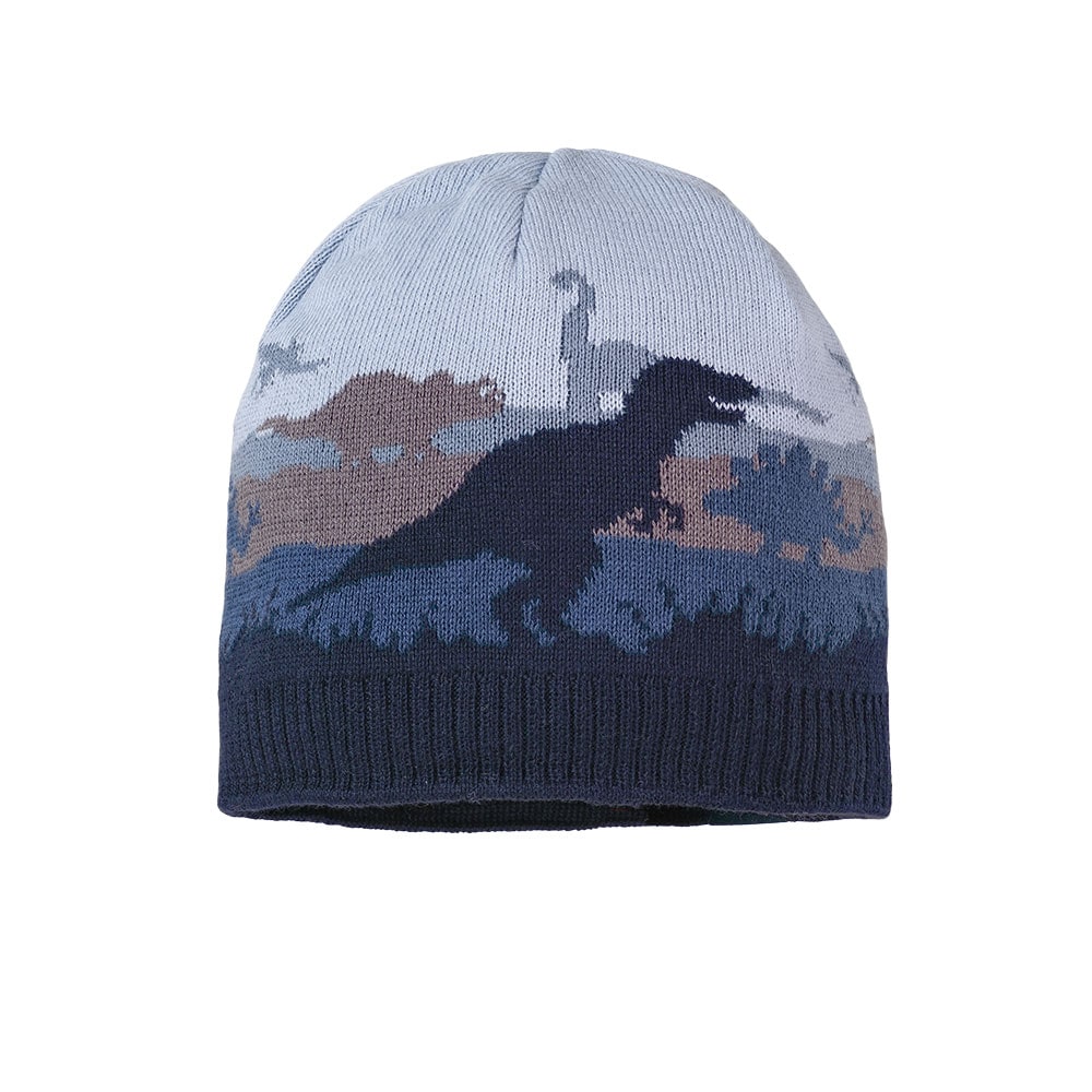 Maximo Strickmütze aus Baumwolle in blau, Größe 49