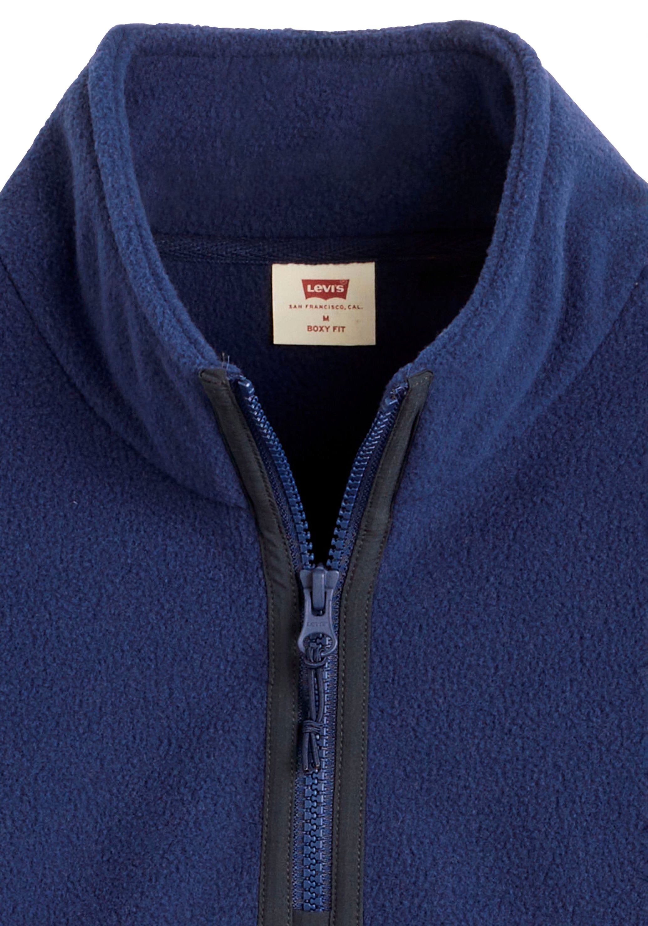 Levi's® Fleecepullover »REDWOOD HALF ZIP«, Saumabschluss mit Tunnelzug
