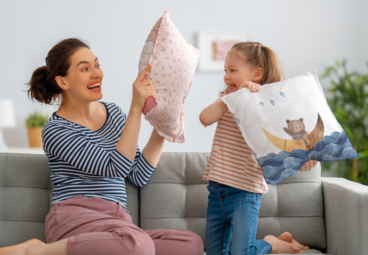 queence Dekokissen »Bär auf hoher See«, Kissenhülle mit HD Premium Druck, geruchsneutral, 40x40cm