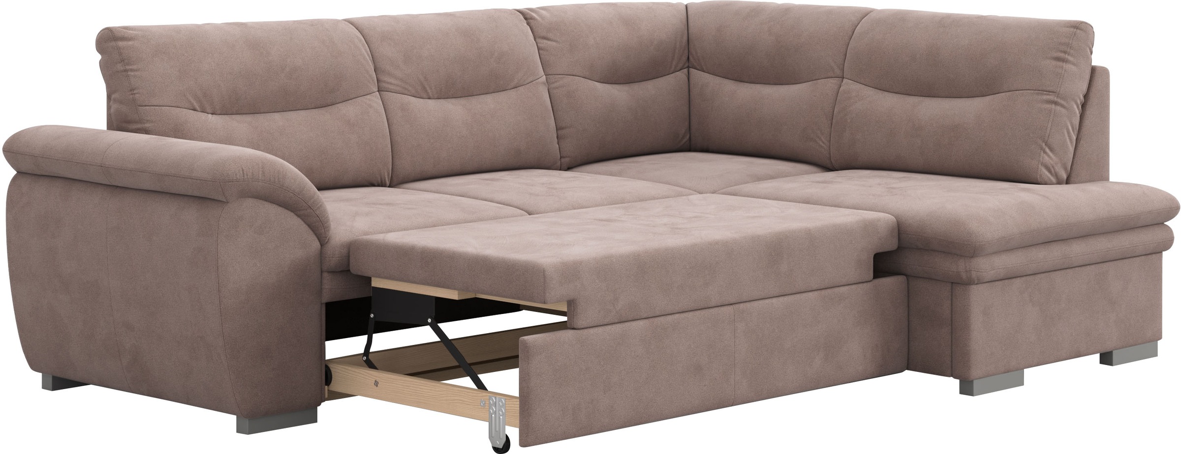 COTTA Ecksofa »Leandra L-Form«, wahlweise mit Bettfunktion & Bettkasten