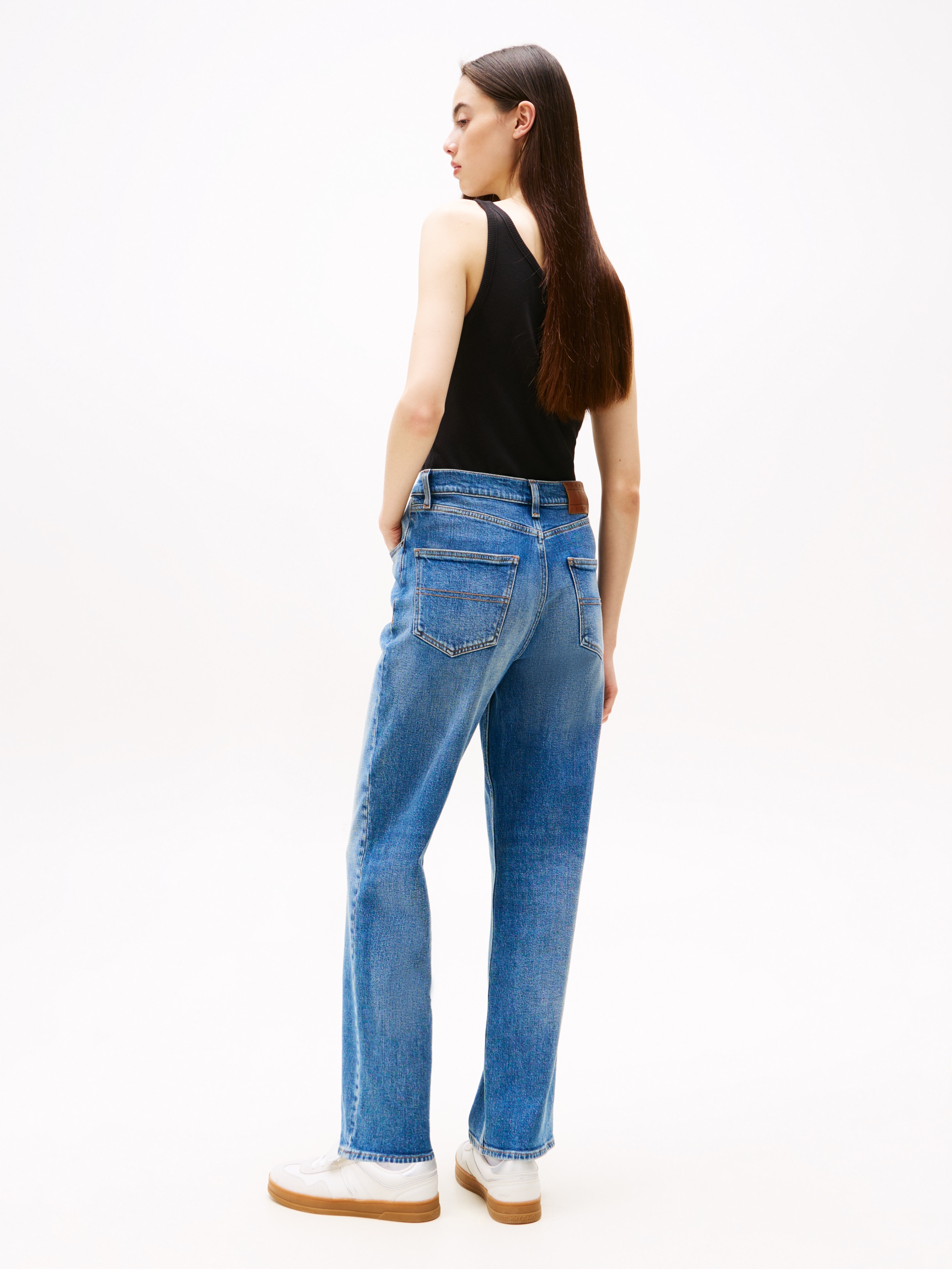 Tommy Jeans Straight-Jeans »LAYLA HR SLIM STR«, in Knöchellänge
