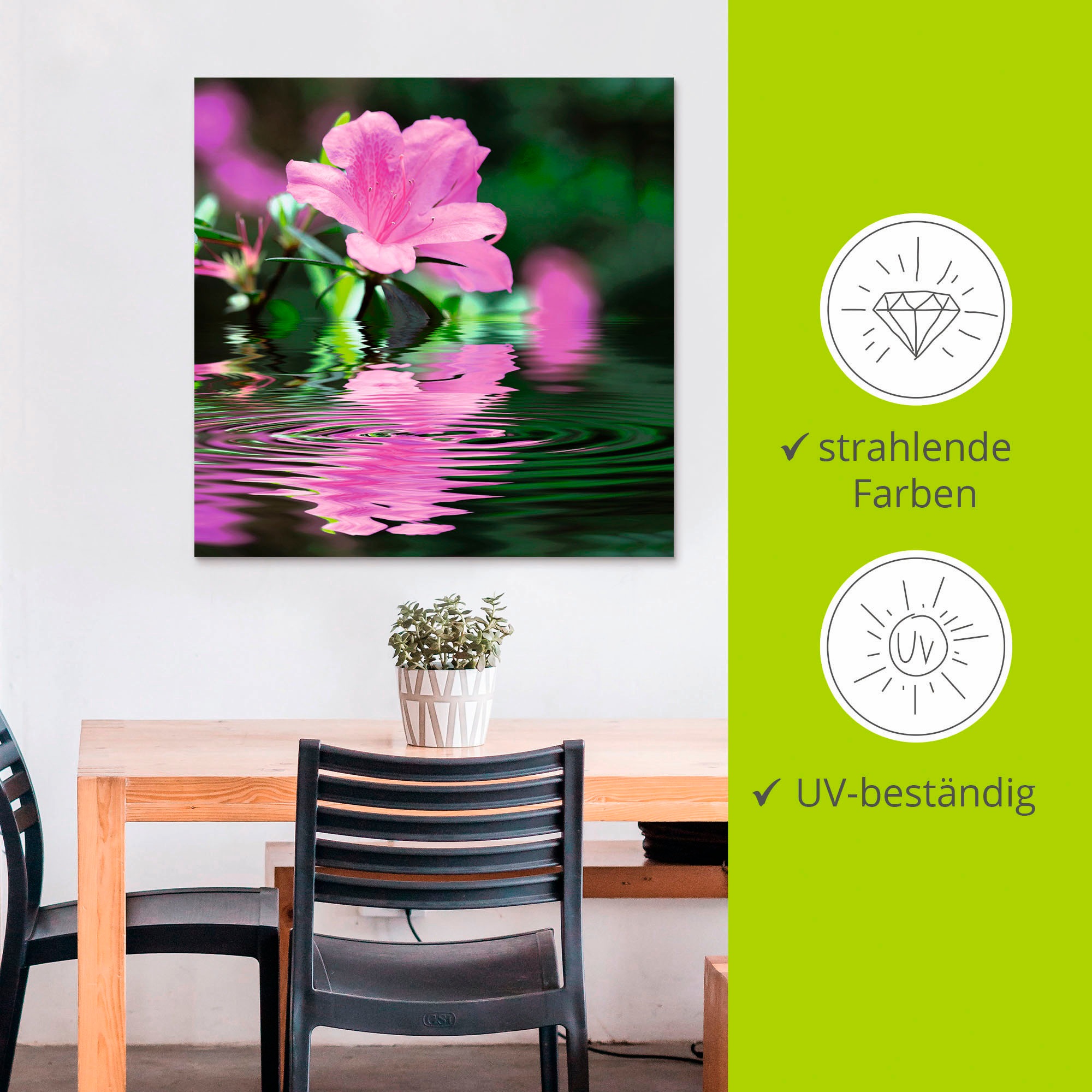 Artland Wandbild »Azalee«, Blumen, (1 St.), als Alubild, Outdoorbild, Leinwandbild in verschied. Größen