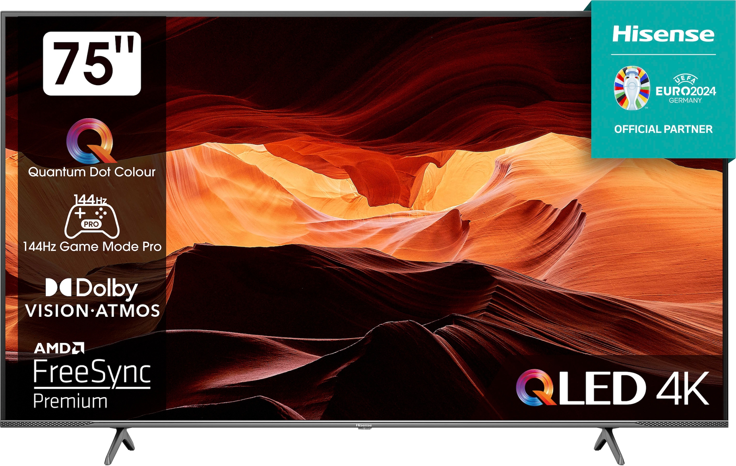 Hisense LED-Fernseher »75E7KQ PRO«, 189 cm/75 Zoll, 4K Ultra HD