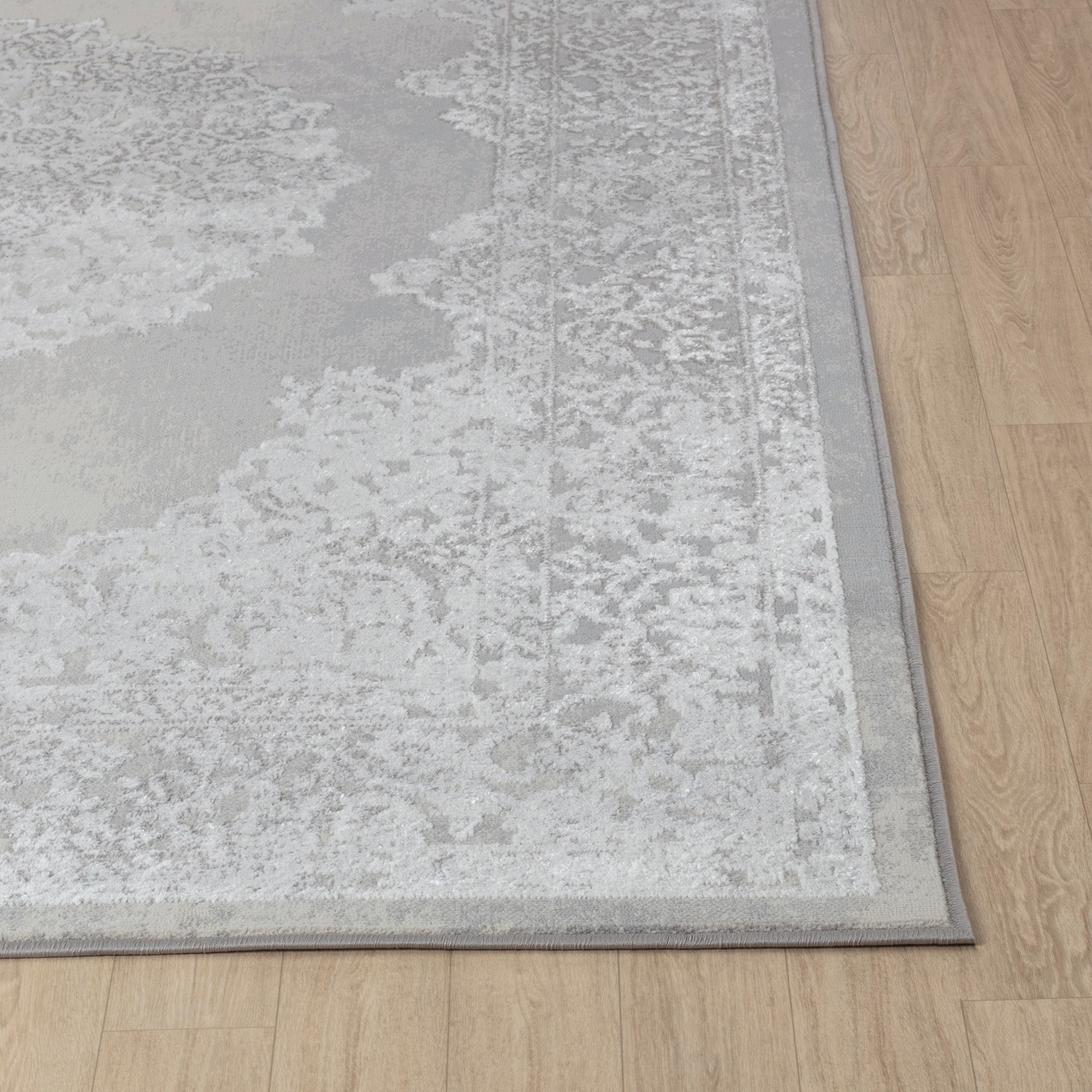 Livabliss Teppich »LOCKPORT«, rechteckig, 10 mm Höhe, Kurzflor Orientteppich, Wohnzimmer, Schlafzimmer, Beige