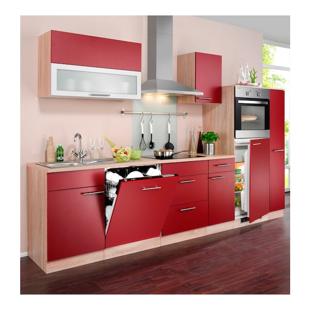 wiho Küchen Küchenzeile »Montana«, mit E-Geräten, Breite 300 cm kaufen im  OTTO Online Shop