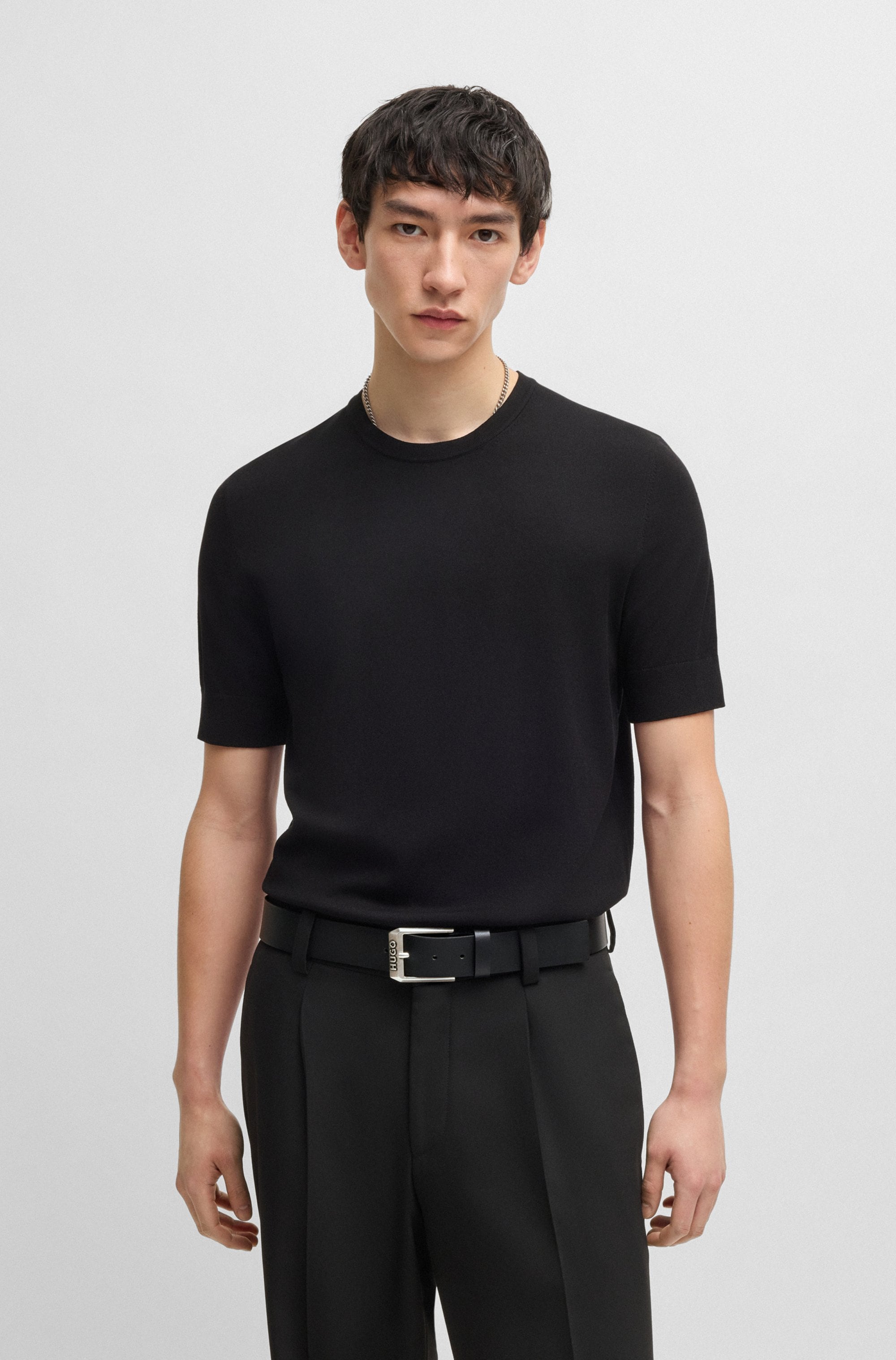 HUGO Ledergürtel »Gelio Sz40«, mit Markenlabel von HUGO