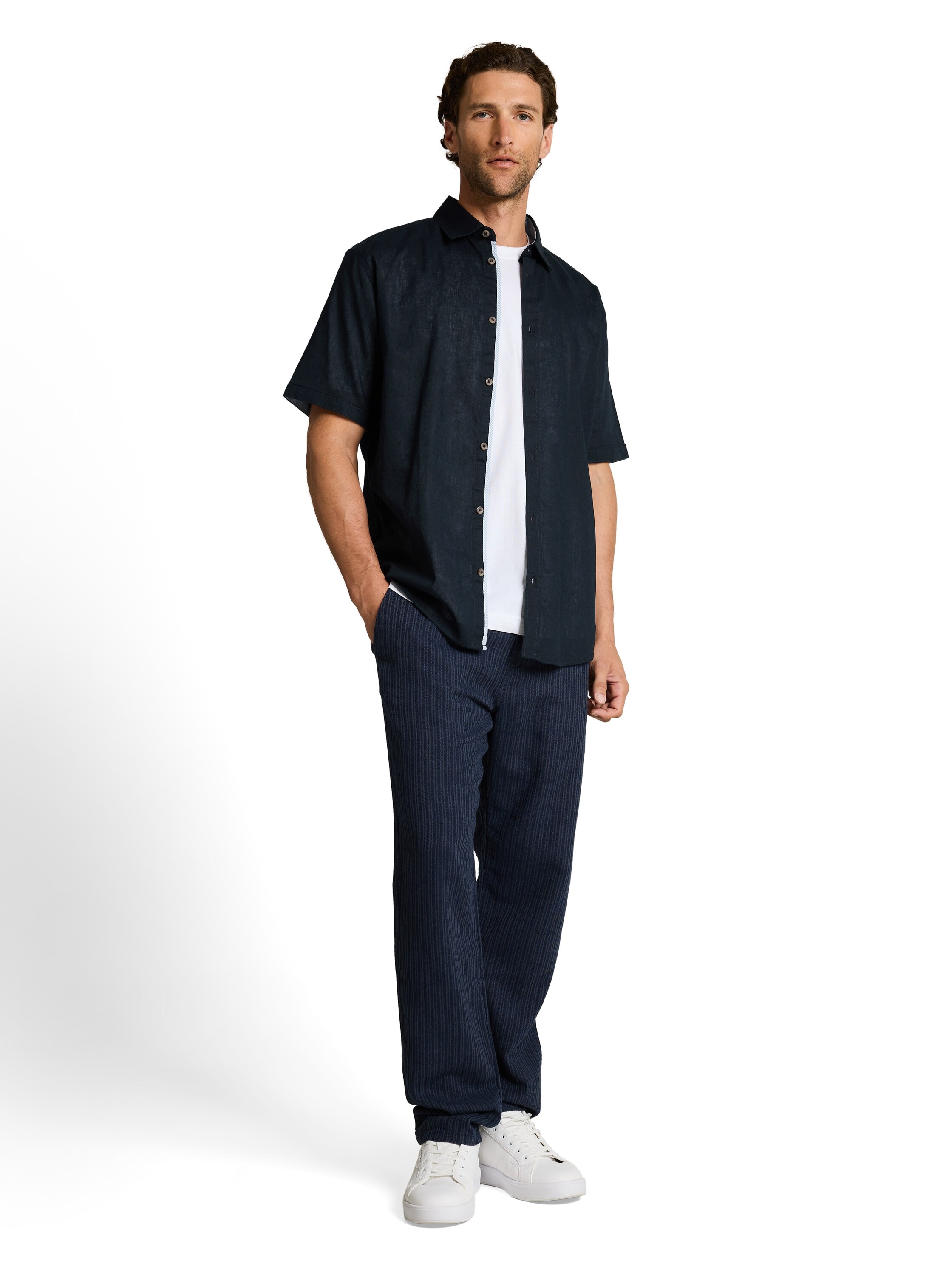 TOM TAILOR Kurzarmhemd mit Kent Kragen