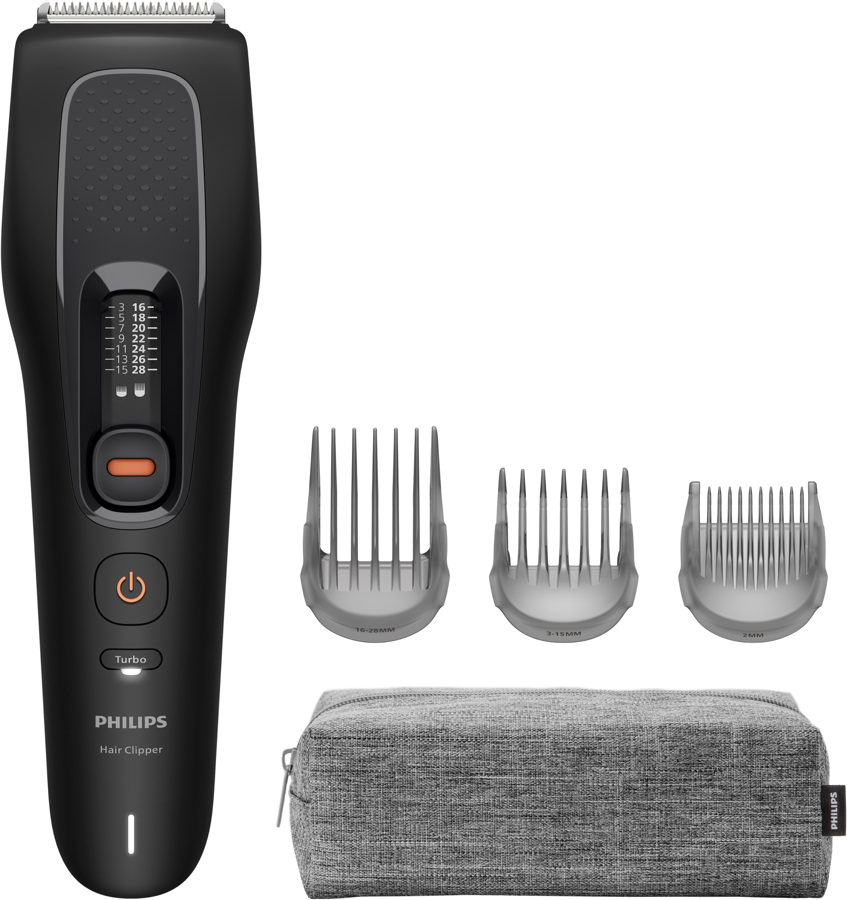 Philips »Serie 5000 HC5733/15« 2 Aufsätze 16 Längeneinstellungen, Turbo Modus und PowerAdapt Sensor