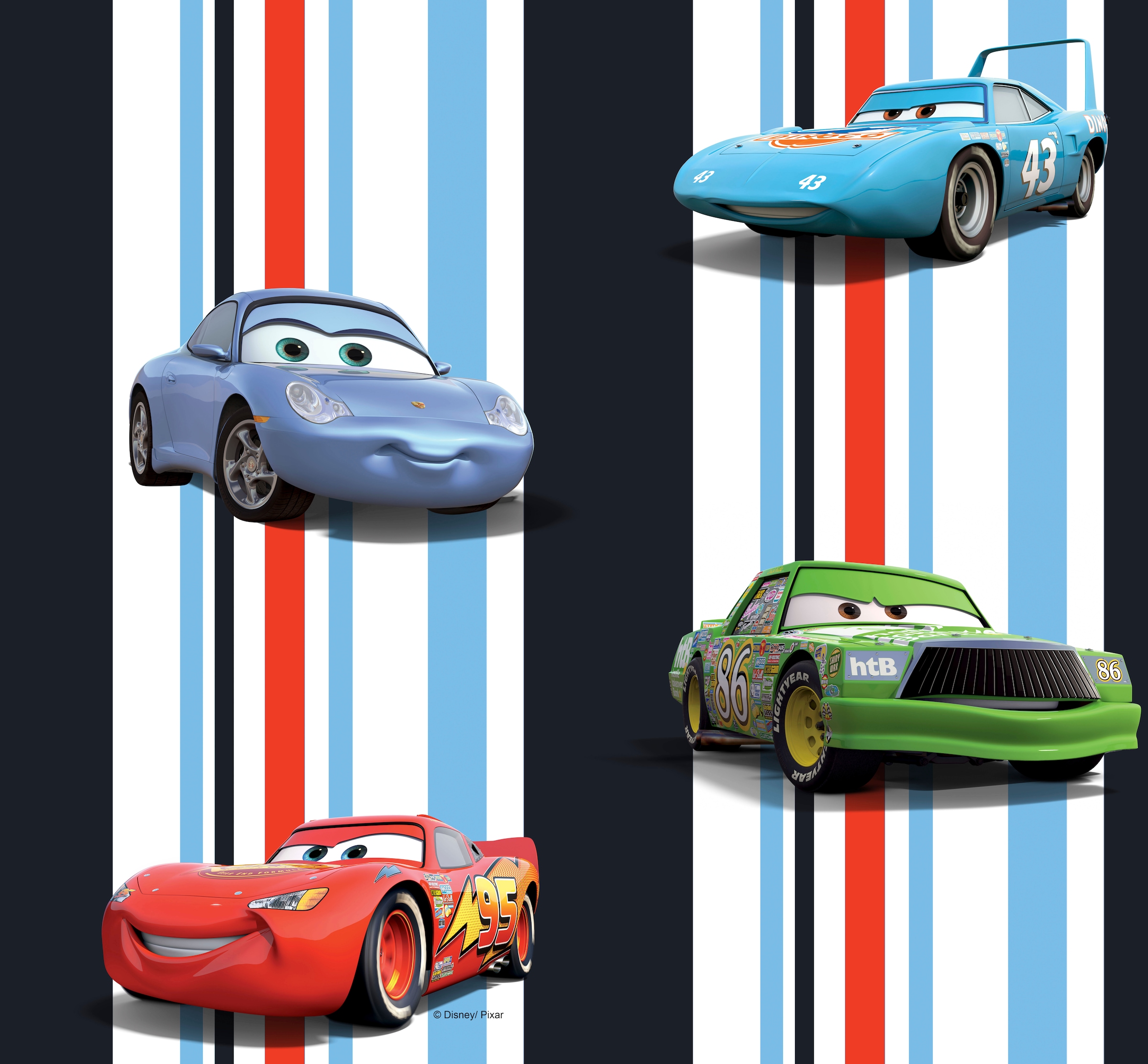 Wirth Schiebegardine »Cars Stripes«, (1 St.), Walt Disney kaufen bei OTTO