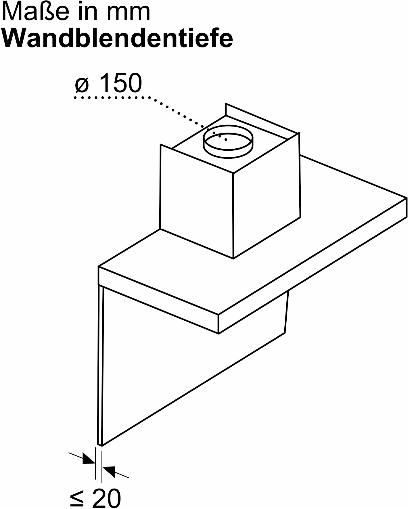 BOSCH Wandhaube »DWB97DN30« Serie Serie 6
