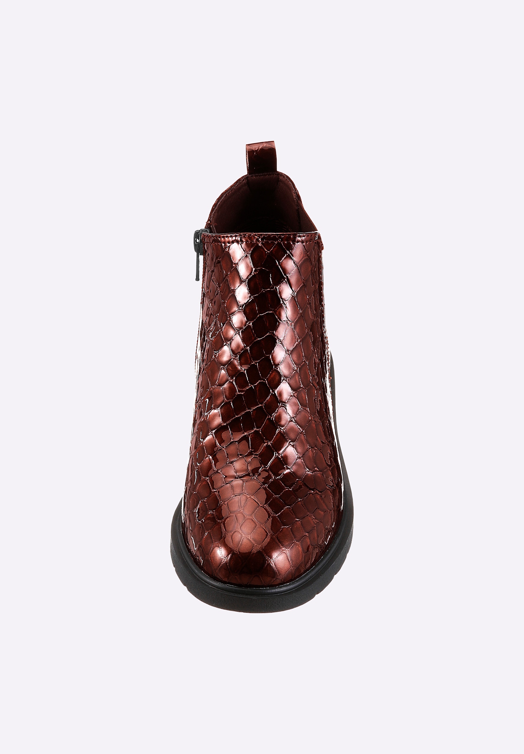 airsoft modern+ Stiefelette »Stiefelette Stiefelette mit Prägung im Kroko-Look«