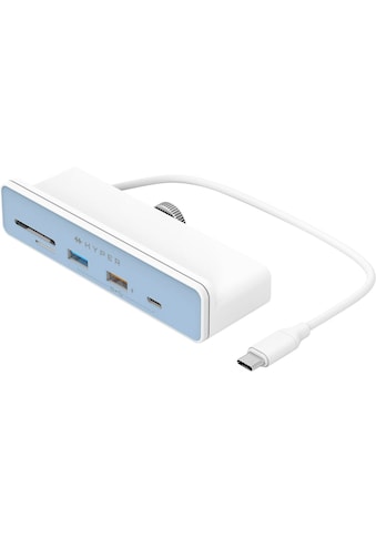 Adapter »6-in-1 USB-C hub for iMac 24''«, USB-C zu USB-C-HDMI-USB Typ...