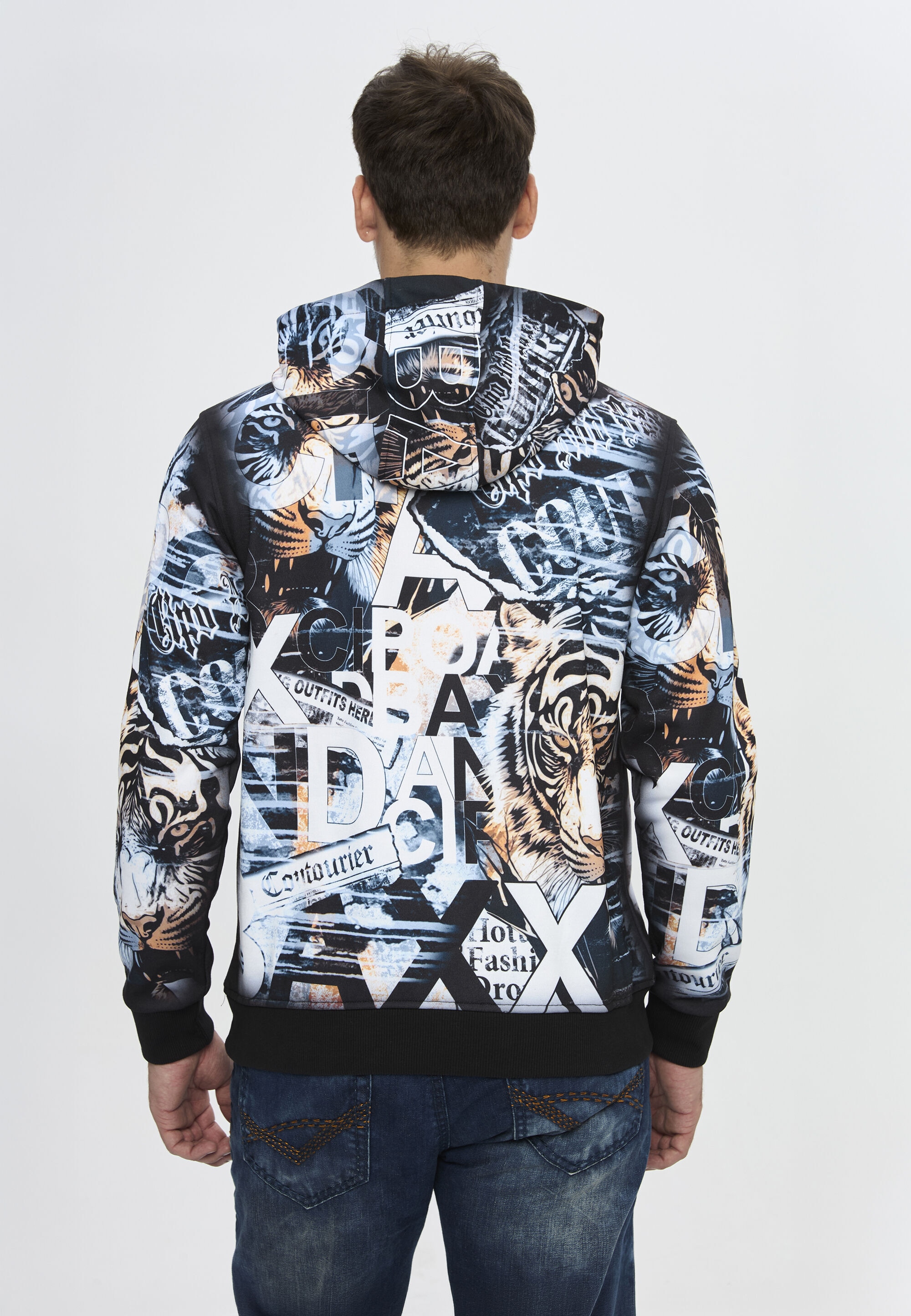 Cipo & Baxx Kapuzenpullover »Cipo & Baxx Hoodie« mit Kapuze