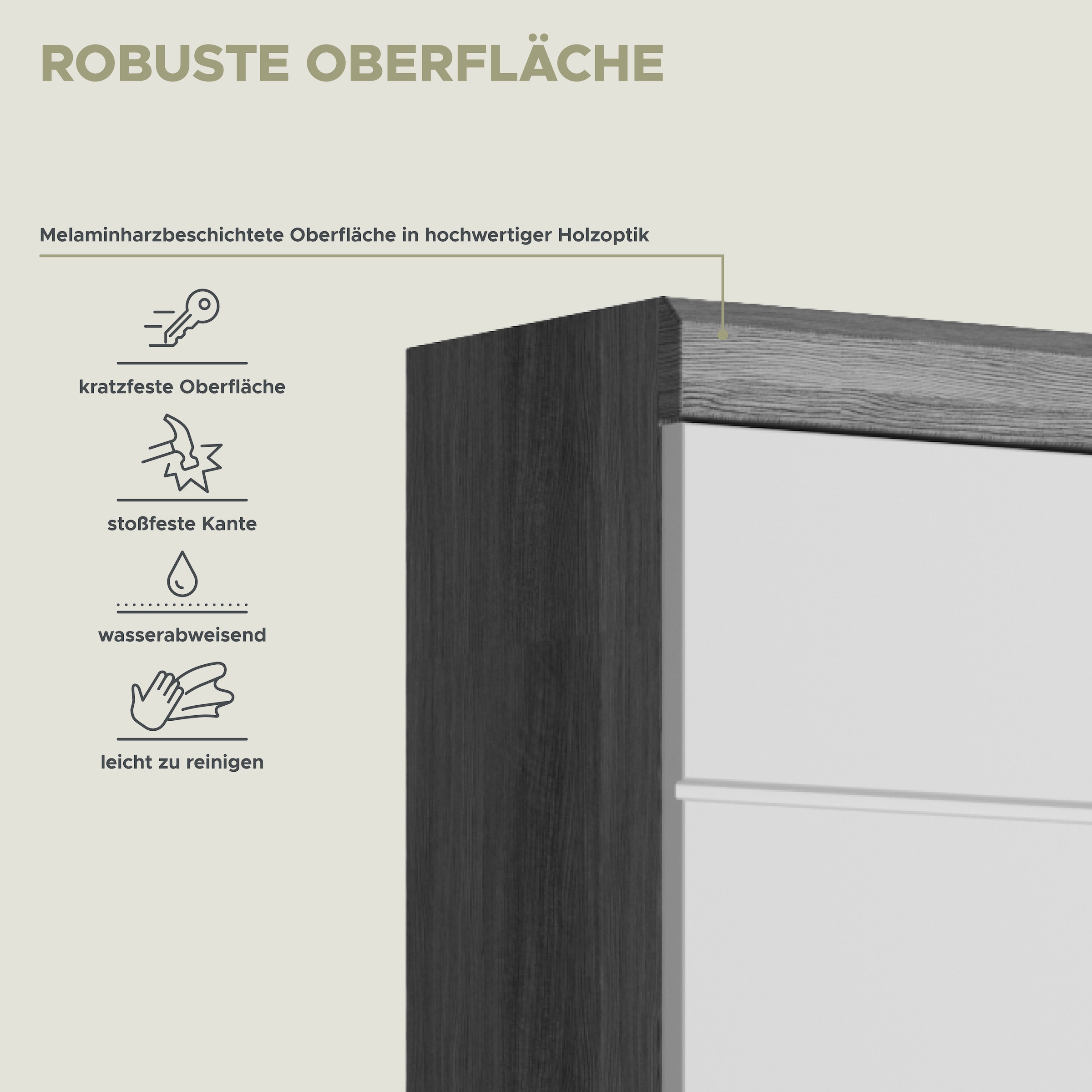 INOSIGN Waschmaschinenumbauschrank »Siena, Breite 63cm, für Waschmaschine & Trockner, 2 Türen, MDF-Front«, in verschiedenen Farben, Überbauschrank, Umbauschrank, Badschrank