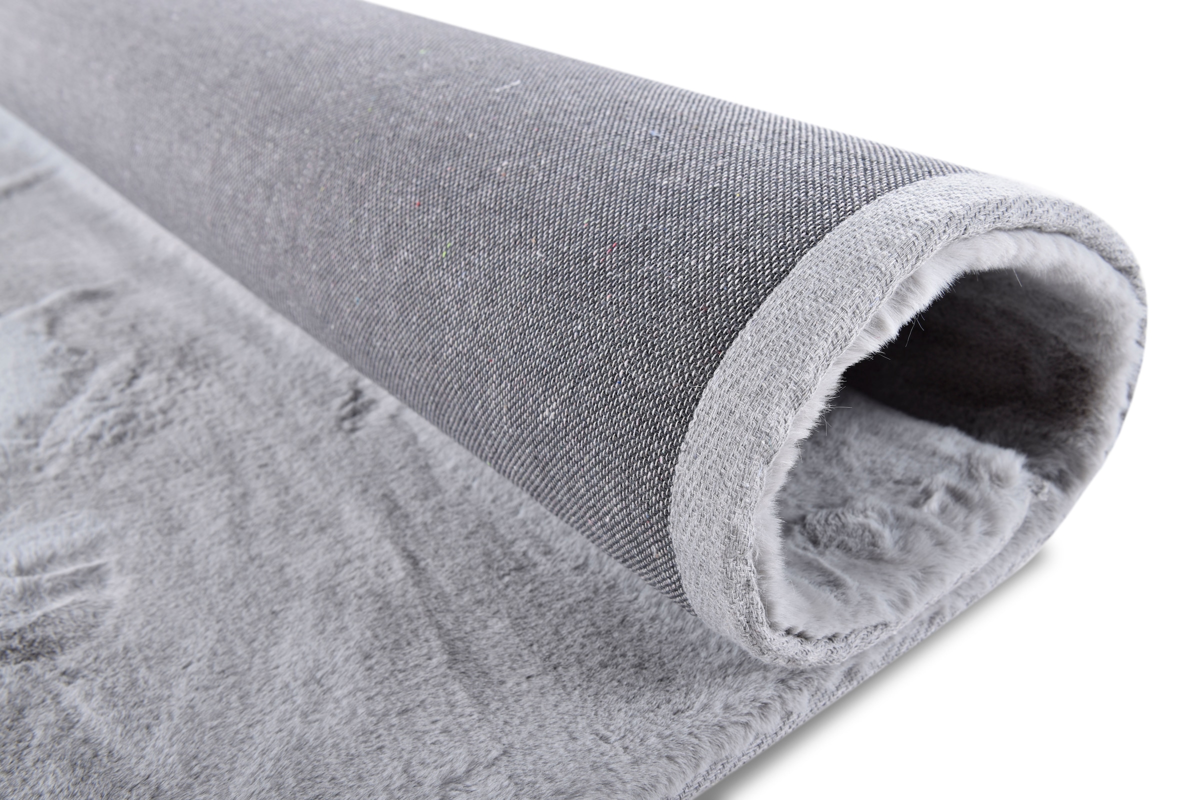my home Fellteppich »Guidel«, rechteckig, 30 mm Höhe, Kunstfell, Kuschelteppich, Uni Farben, super weich, Wohnzimmer