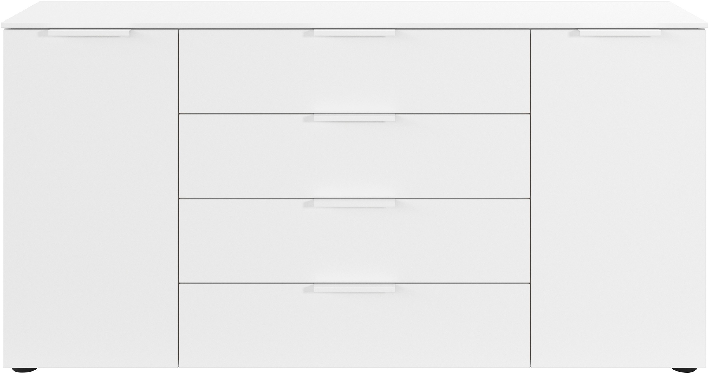 LeGer Home by Lena Gercke Kommode »Kommode Sideboard Schubladenkommode SERINA eleganter Eyecatcher«, mit 4 Schubkästen und 2 Türen sowie Metallgriffen MADE IN GERMANY