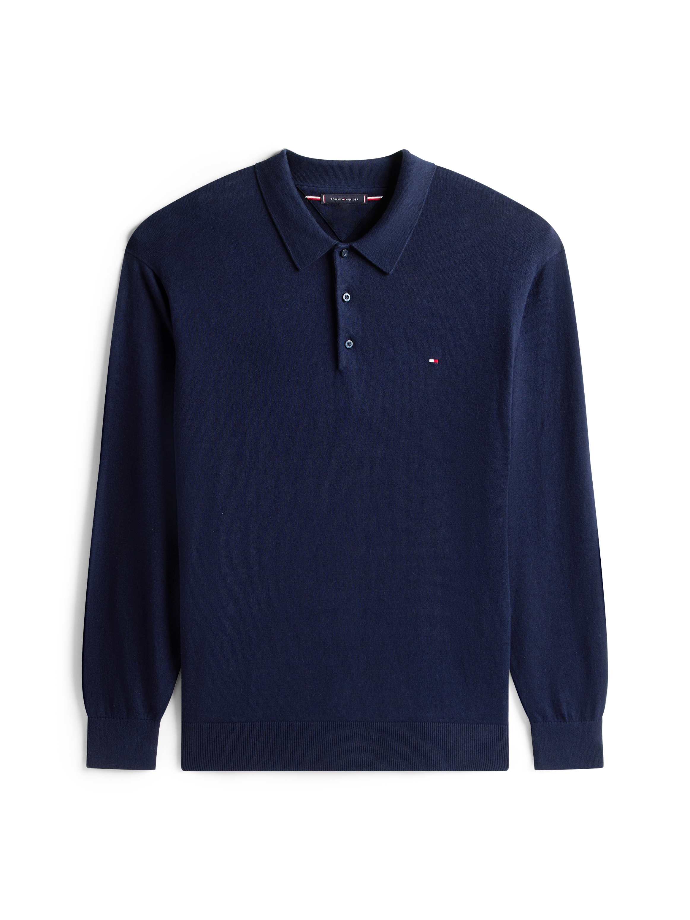 Tommy Hilfiger Big & Tall Polokragenpullover »BT-PIMA ORG CTN CASH«, Große Größen, regular fit, Polokragen