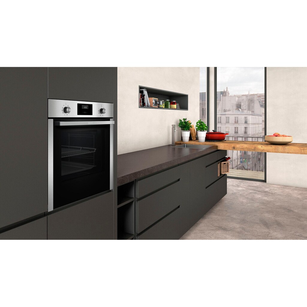 NEFF Backofen-Set »XB46HIDE«, B3CCE2AN0, EasyClean