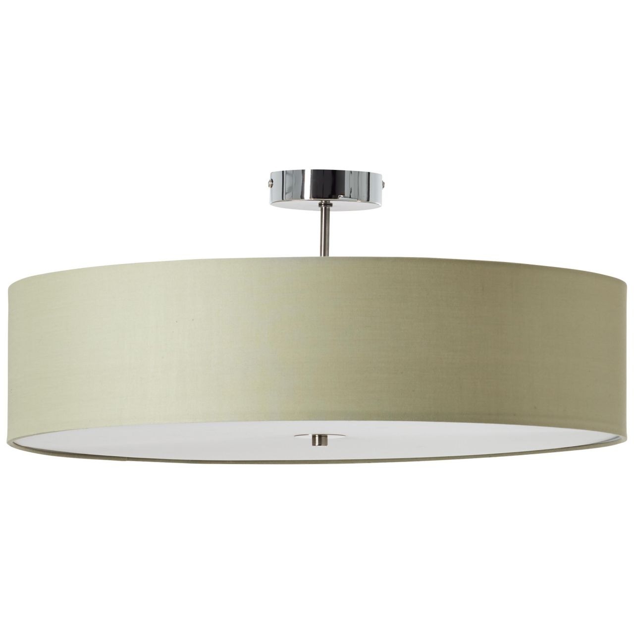 Brilliant Leuchten Deckenleuchten, E27, Andria Deckenleuchte 60cm chrom/grün