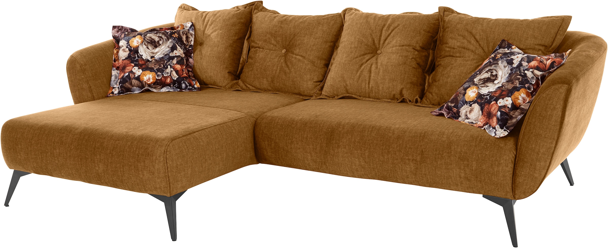 INOSIGN Ecksofa »Baggio L-Form«, Zierkissen inklusive