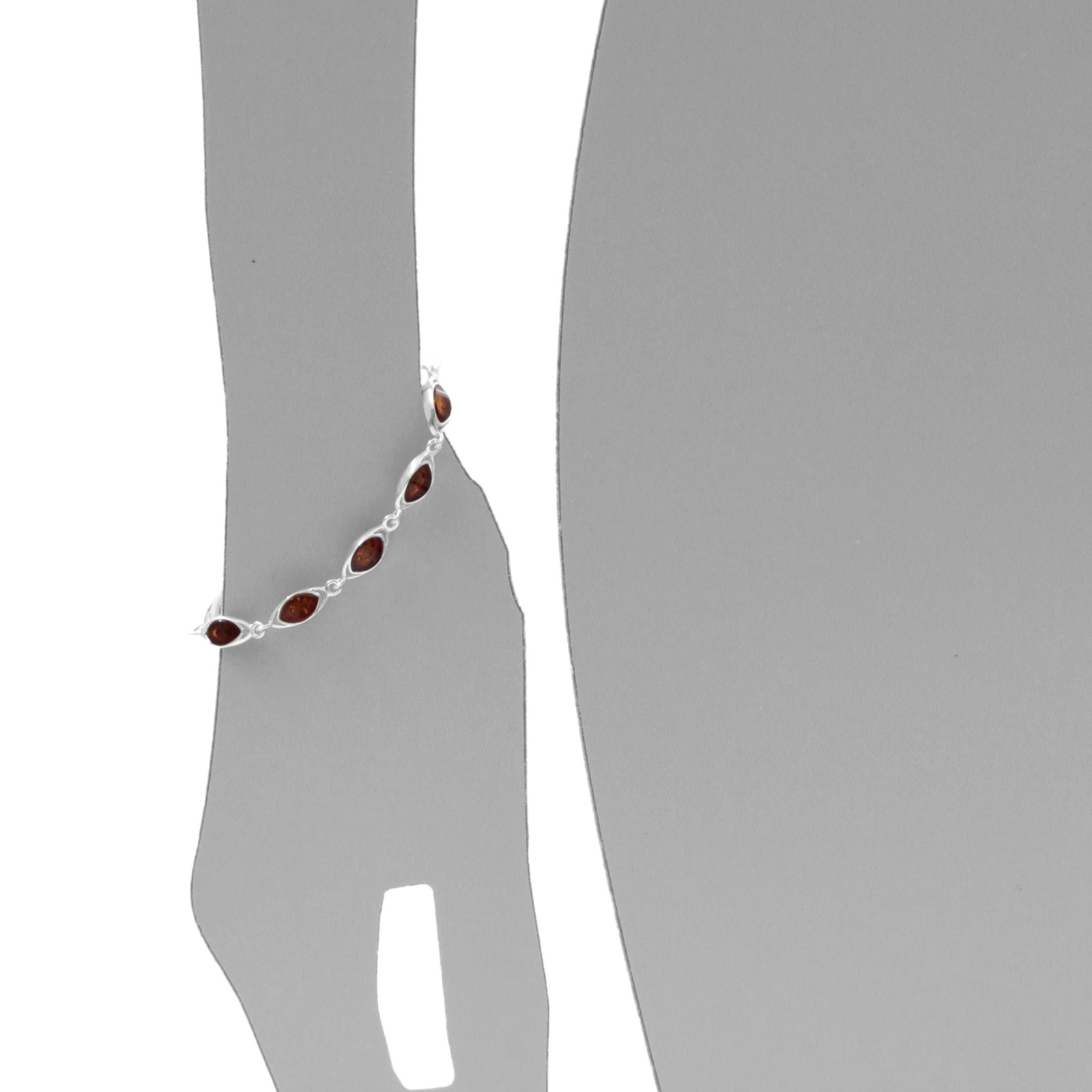 OSTSEE-SCHMUCK Armband »- Telia - Silber 925/000 - Bernstein«
