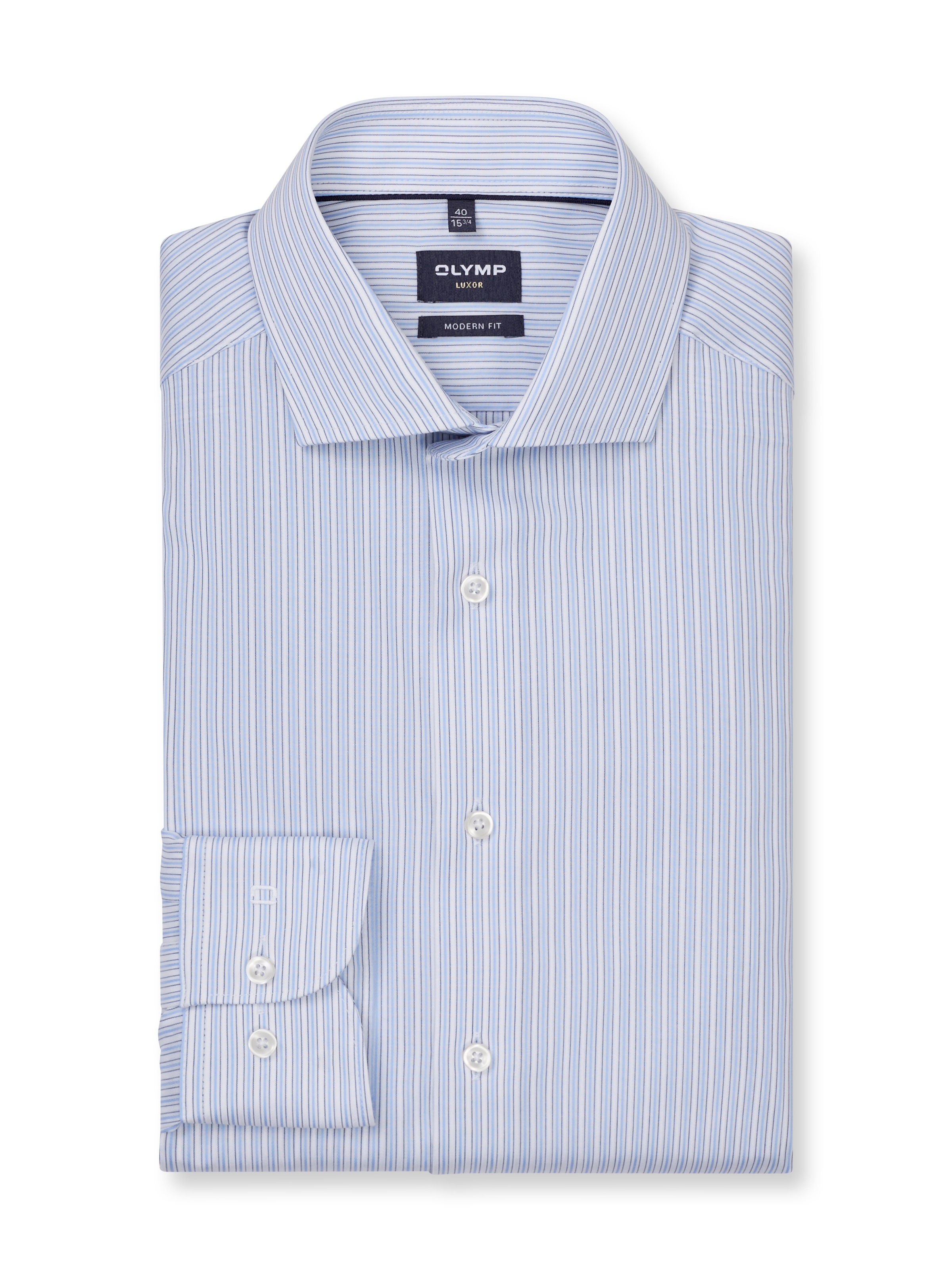 OLYMP Langarmhemd »Luxor« modern fit, Royal -Kentkragen, Businesshemd