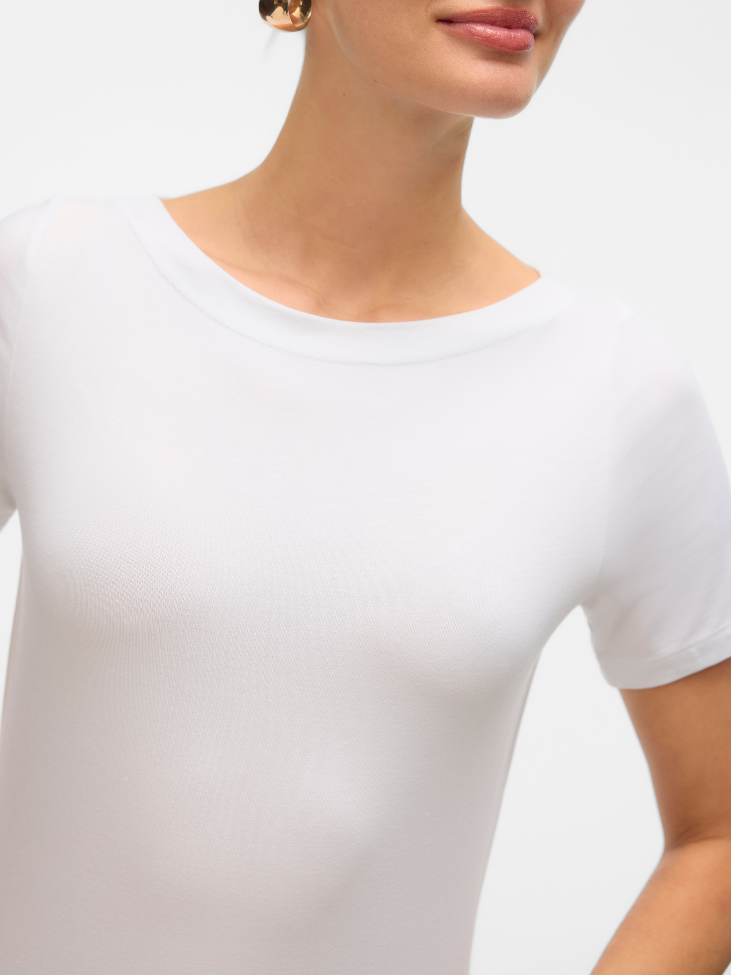 Vero Moda Kurzarmshirt »VMPANDA MODAL S/S TOP NOOS«