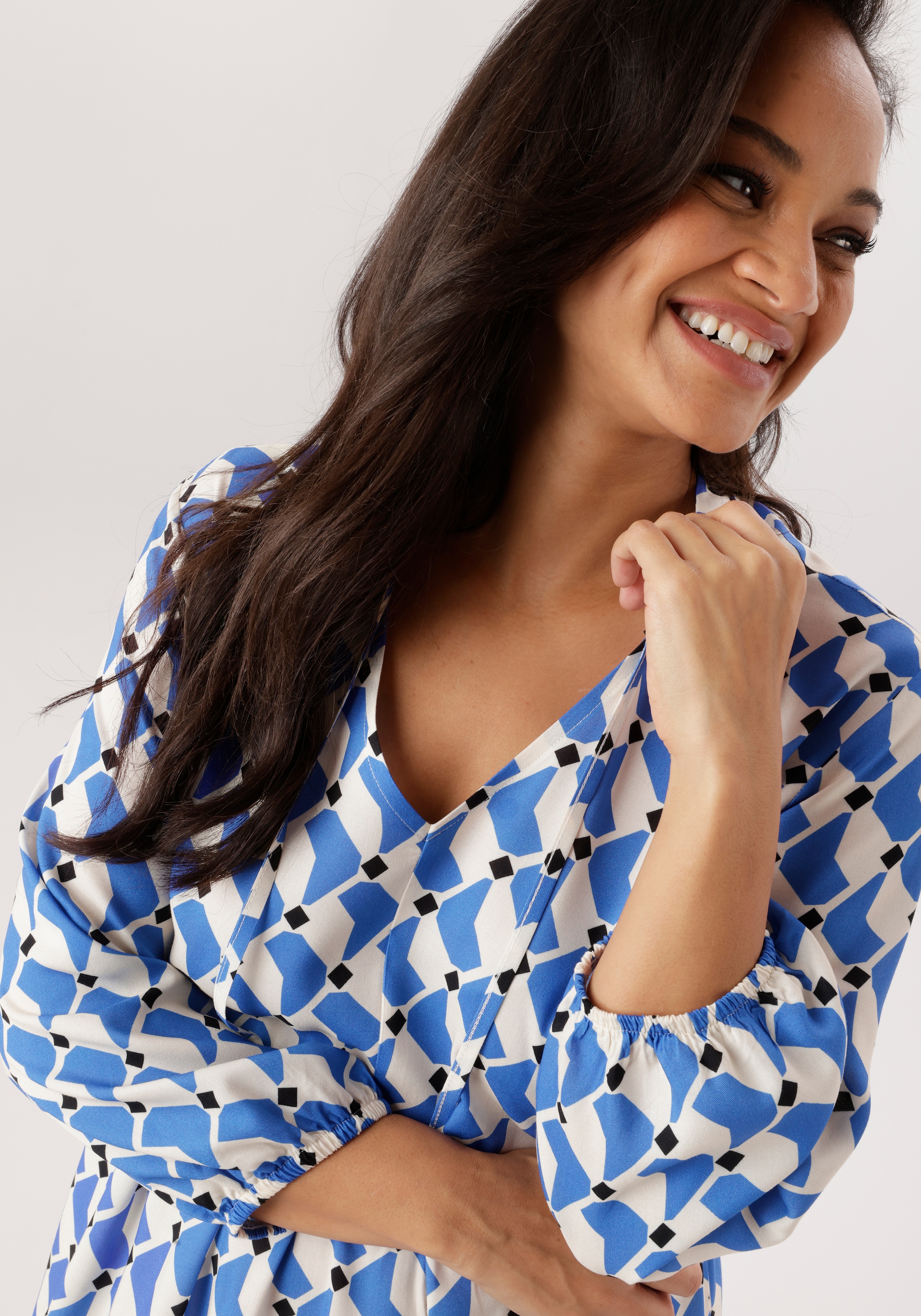 Aniston PLUS Maxikleid in trendigem Dessin - NEUE KOLLEKTION