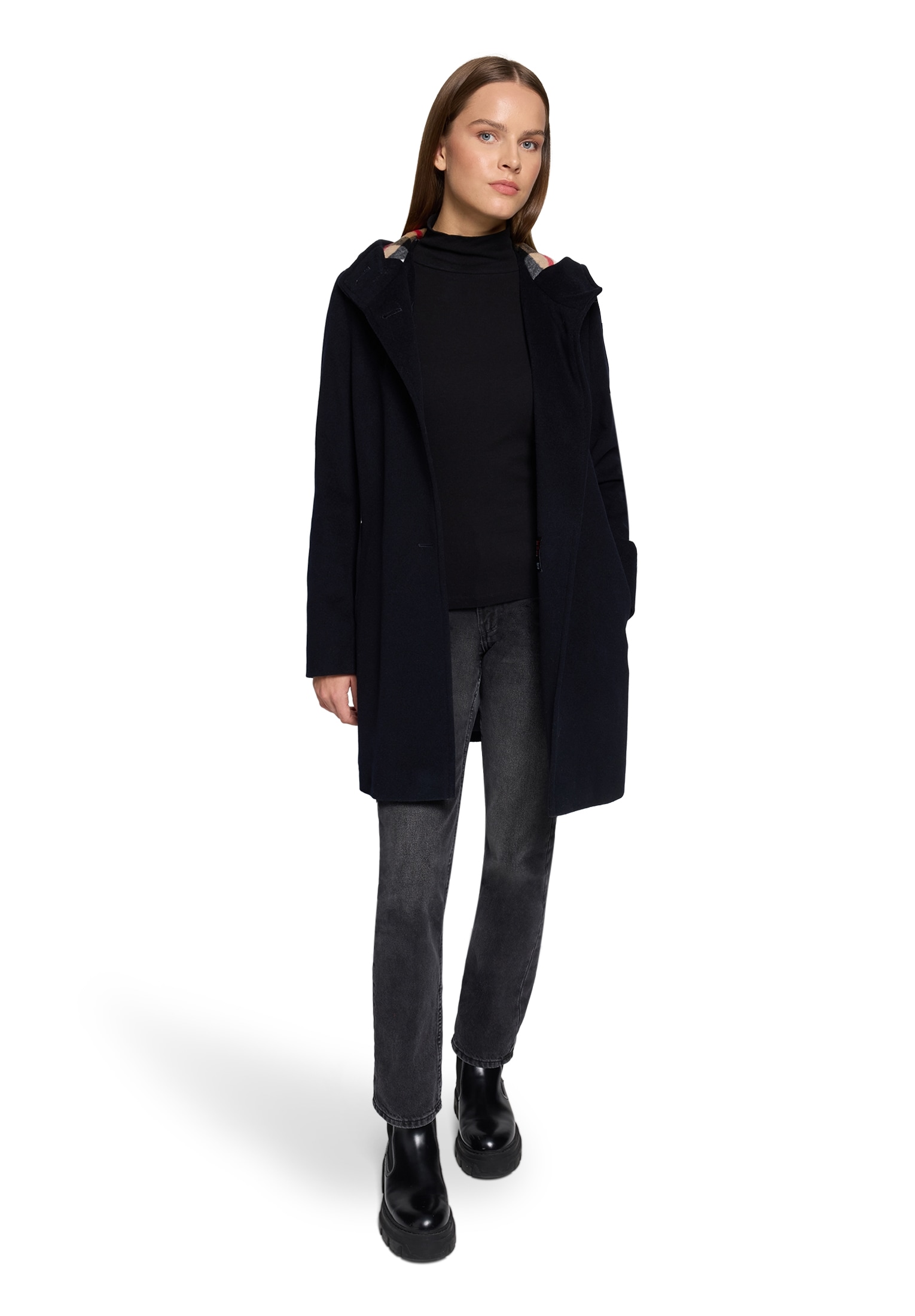 Gil Bret Wolljacke mitKapuze mit Kapuze