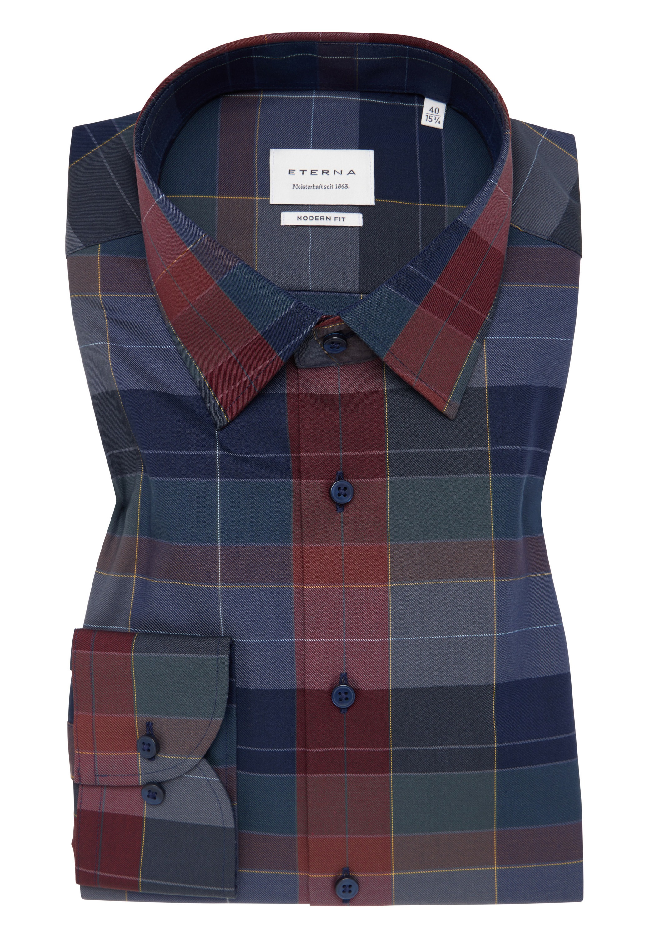 Eterna Langarmhemd »MODERN FIT« NON IRON (bügelfrei)