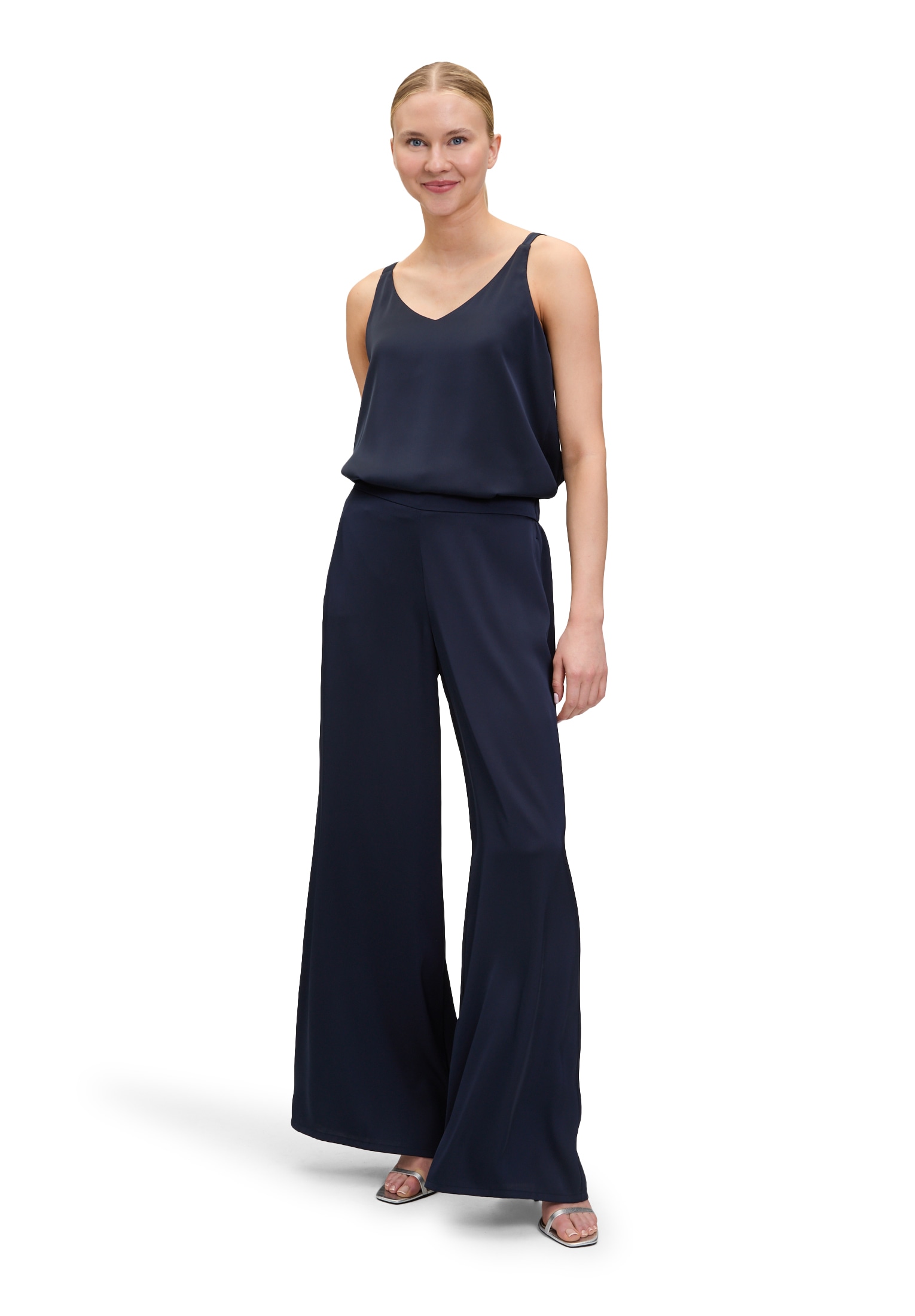 Vera Mont Satinbluse »Satin-Bluse mit V-Ausschnitt«