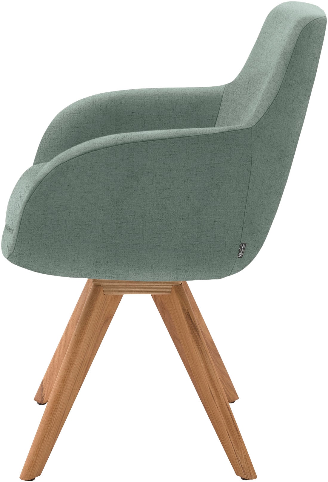 Musterring Esszimmerstuhl »Tavia« (Set) 2 Stk.Stativgestell Wildeiche massiv, Drehfunktion optional, diverse Farben