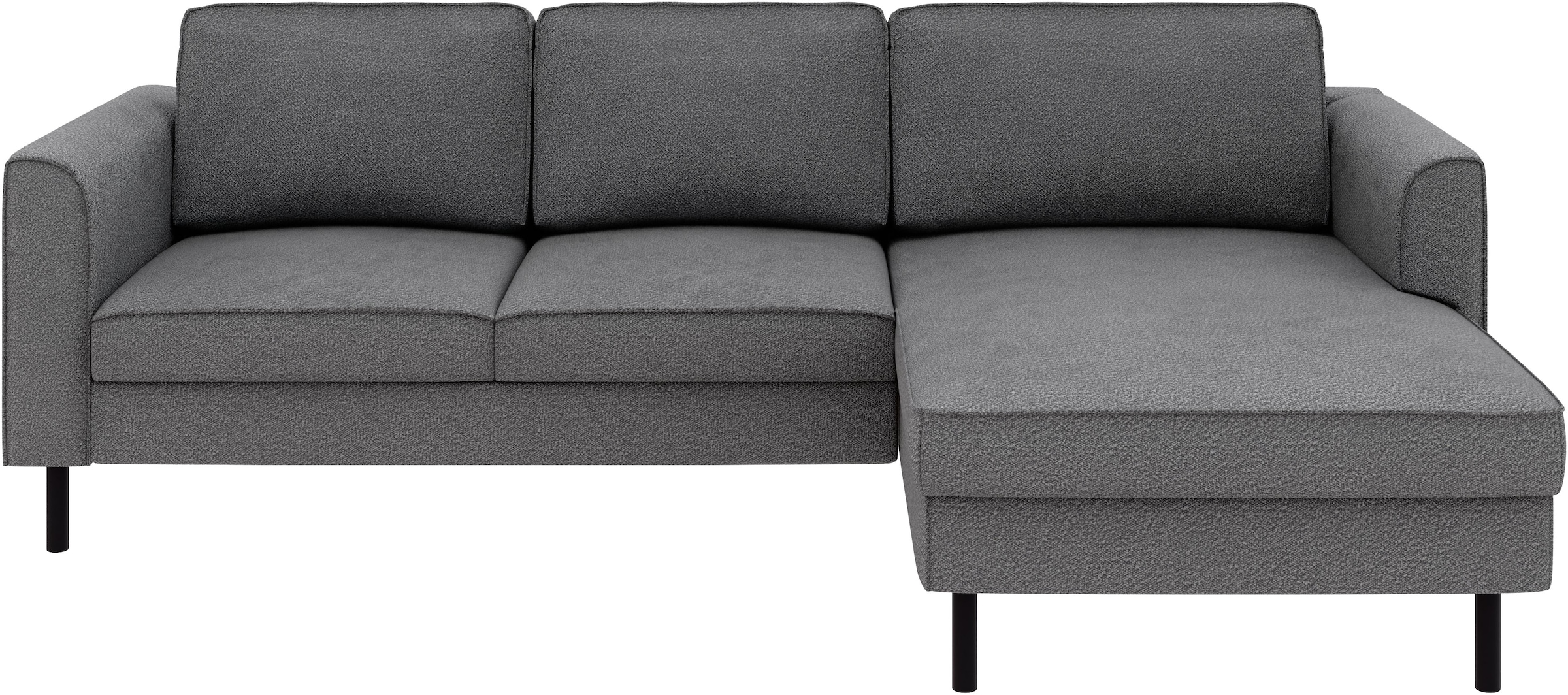 Home affaire Ecksofa »Booster Couch wahlweise mit Schlaffunktion und Bettkasten-auch in Cord«, Recamiere beidseitig montierbar, Sofa in L-Form, 232 cm