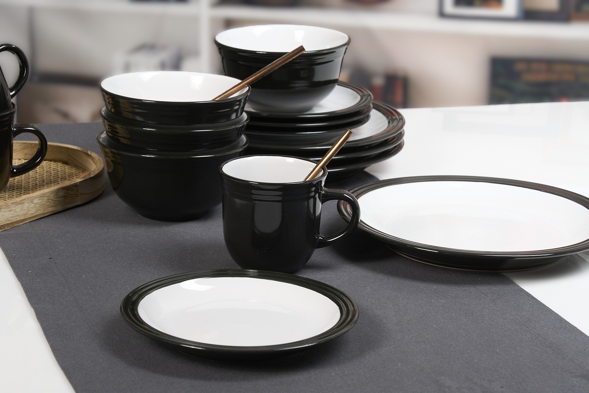 Retsch Arzberg Kombiservice »Geschirr-Set, Service CAMDEN« rustikaler Landhaus-Charm, 16 Teile, für 4 Personen