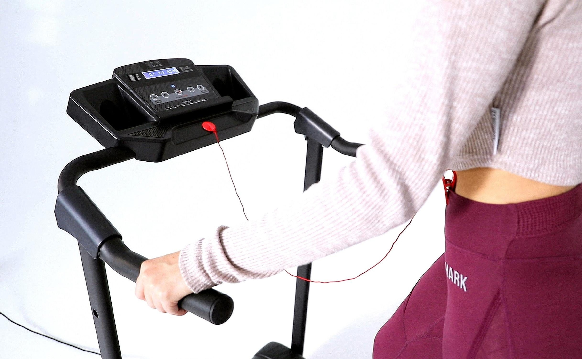 MOTIVE FITNESS by U.N.O. Laufband »Fit-Start Plus«, (Bluetooth Verbindung zur App FitShow möglich), bis max. 10 km/h, klappbar, Walking Pad, mit Tablet-Halterung
